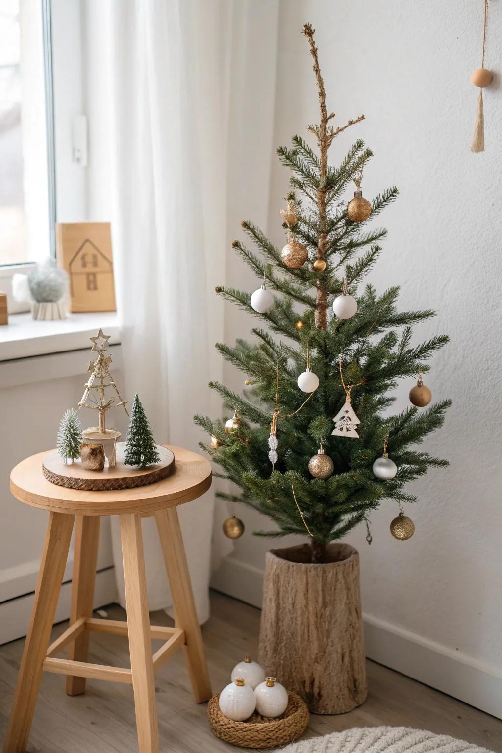 Turn a tiny travel tree into an itinerary—cluster ornaments by city, beach, and mountain vibes.