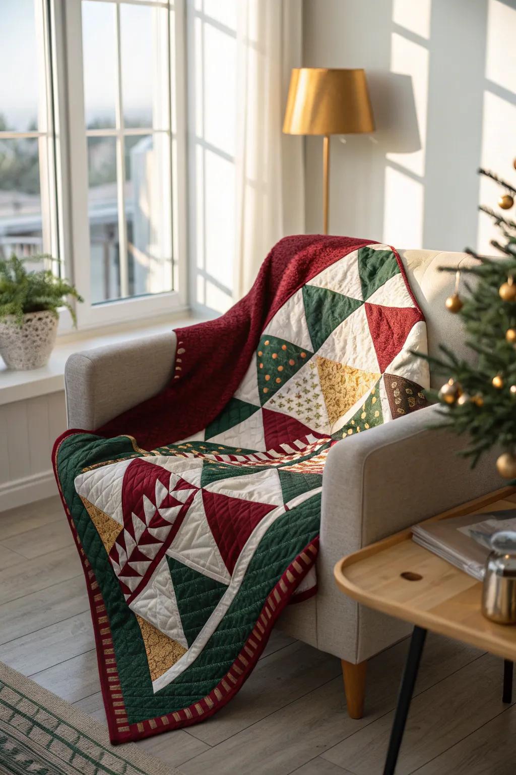 Elevate your holiday decor with a modern twist on classic Christmas quilt patterns—where tradition meets contemporary design.