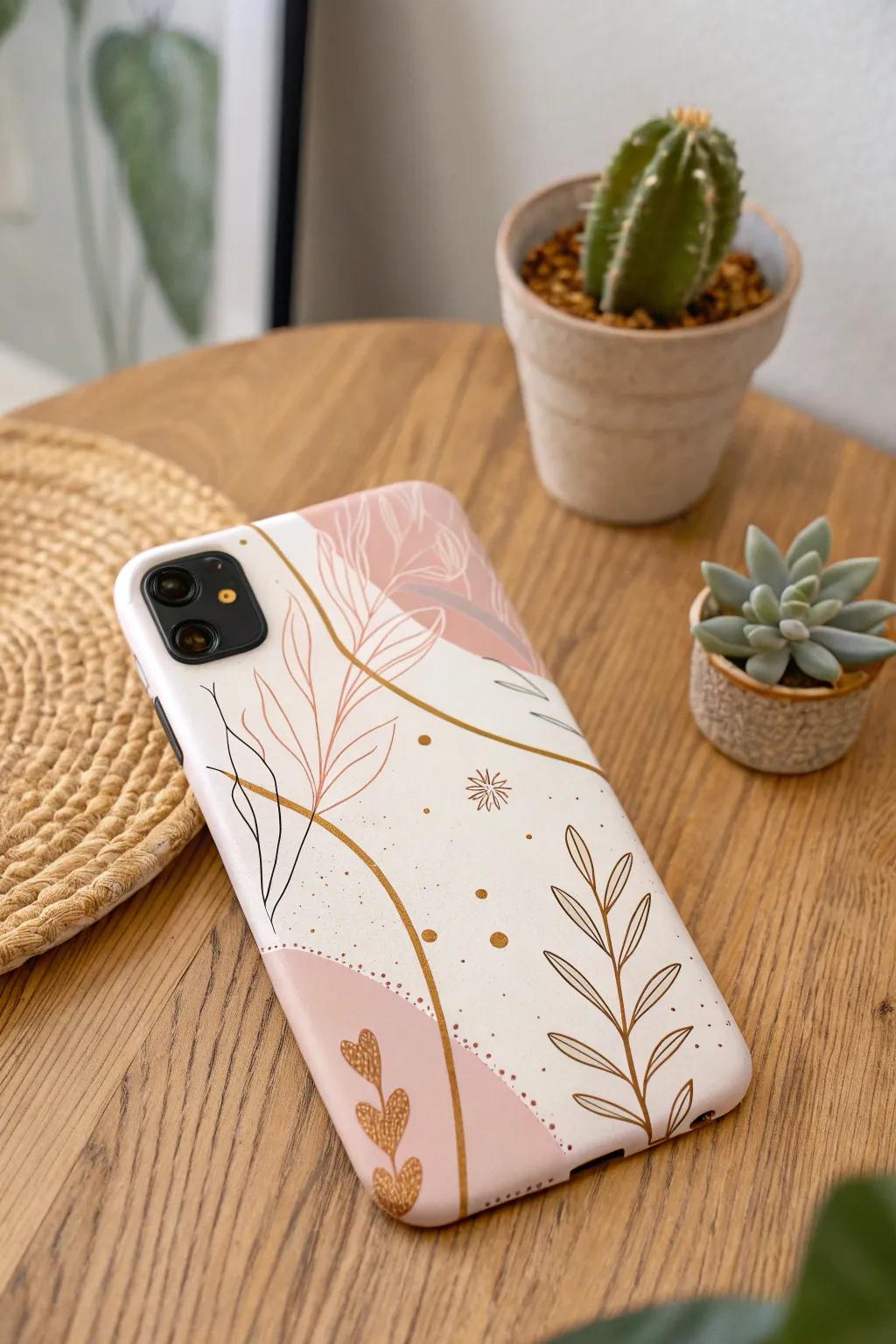 Elevate your style with a personalized phone case that blends artistry with simplicity. #CraftYourOwn