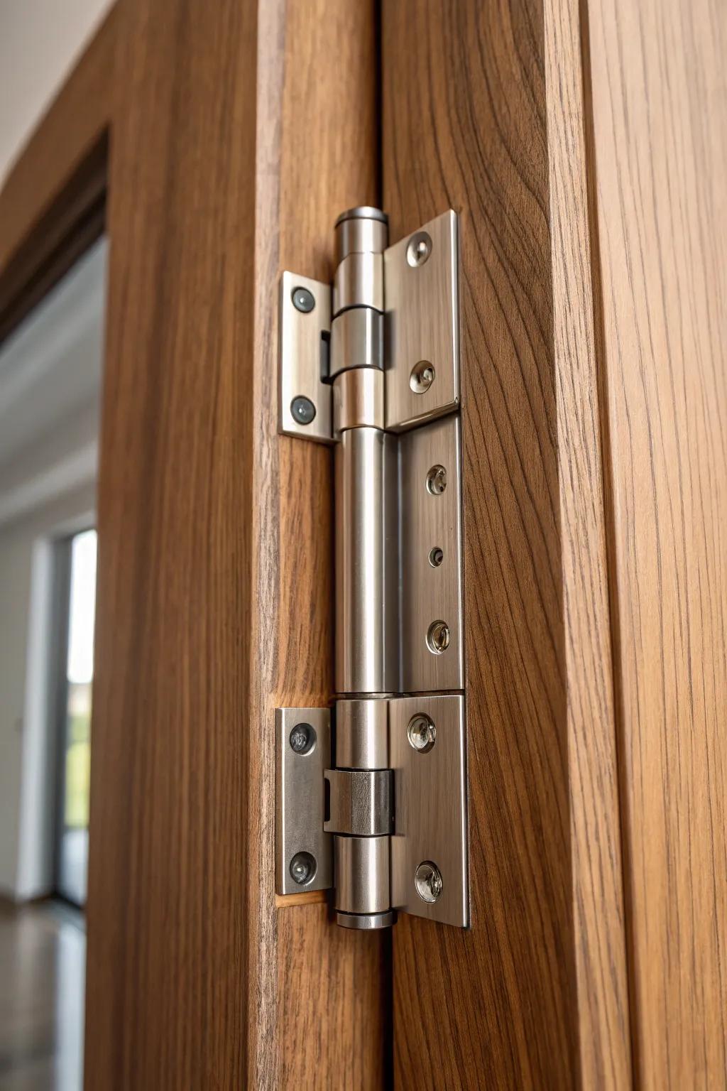 Revolutionize your space with cutting-edge hinge design that blends form and function seamlessly.