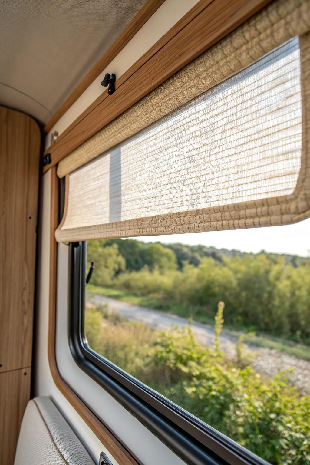 Top-down/bottom-up shades: keep privacy below while letting in light and views above.