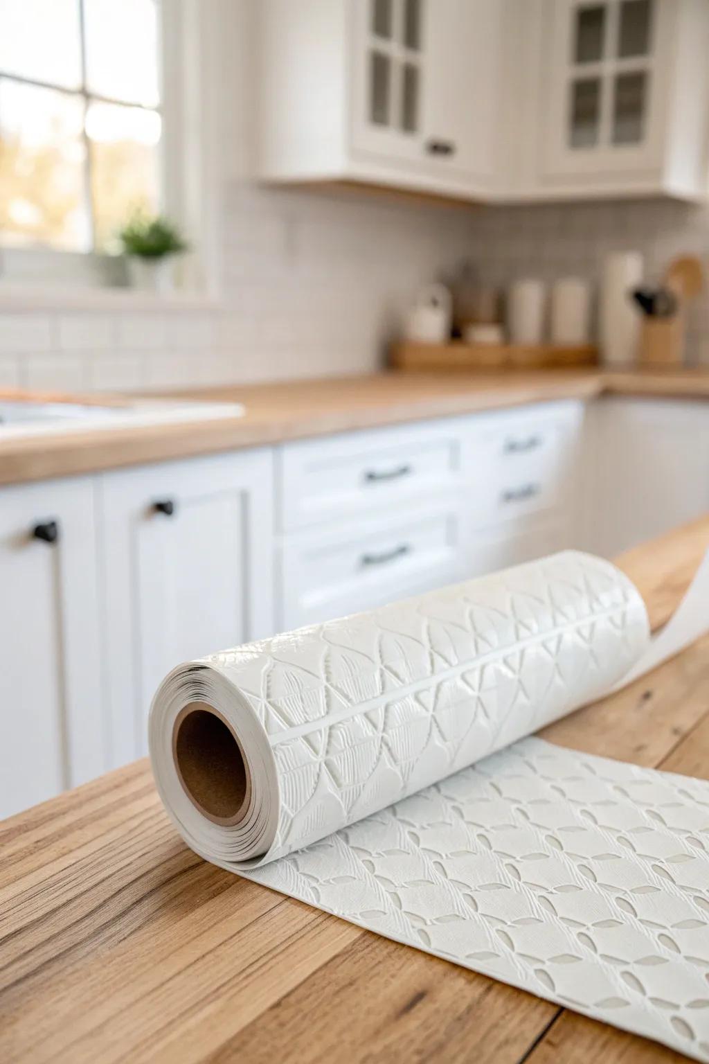Peel-and-stick backsplash: the fastest budget upgrade for a tiny kitchen with big impact.