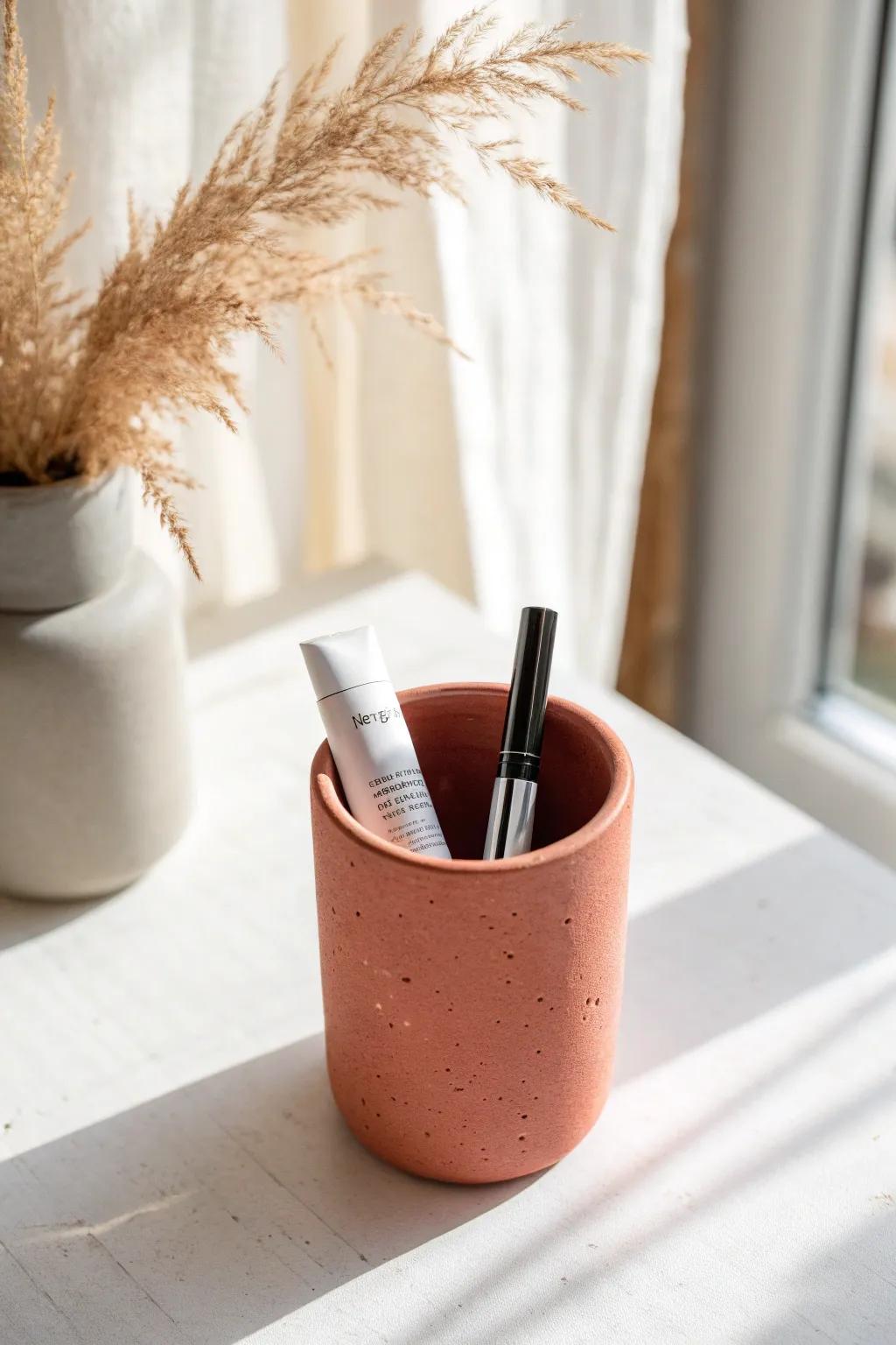 Keep your counter calm: rotate this week’s essentials in one chic tumbler cup.