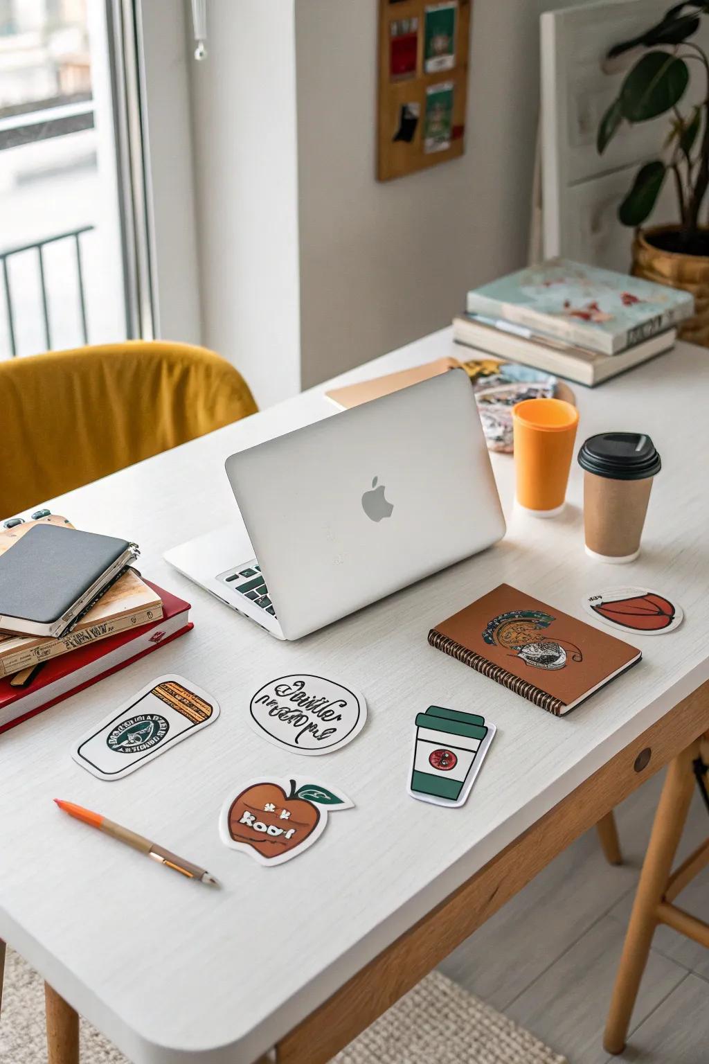 Add a personal touch to your planner with these charming college-themed stickers that blend minimalist design with bold colors.