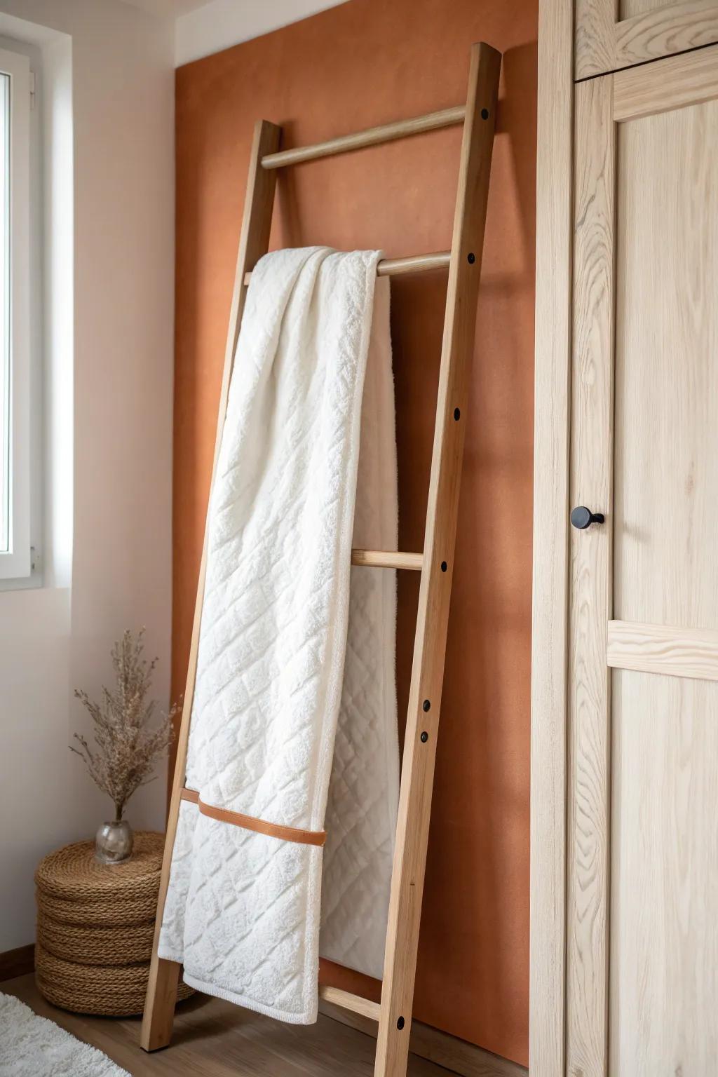 Keep comforters lofty: hang on a sturdy blanket hanger for airy, easy grab-and-go storage.
