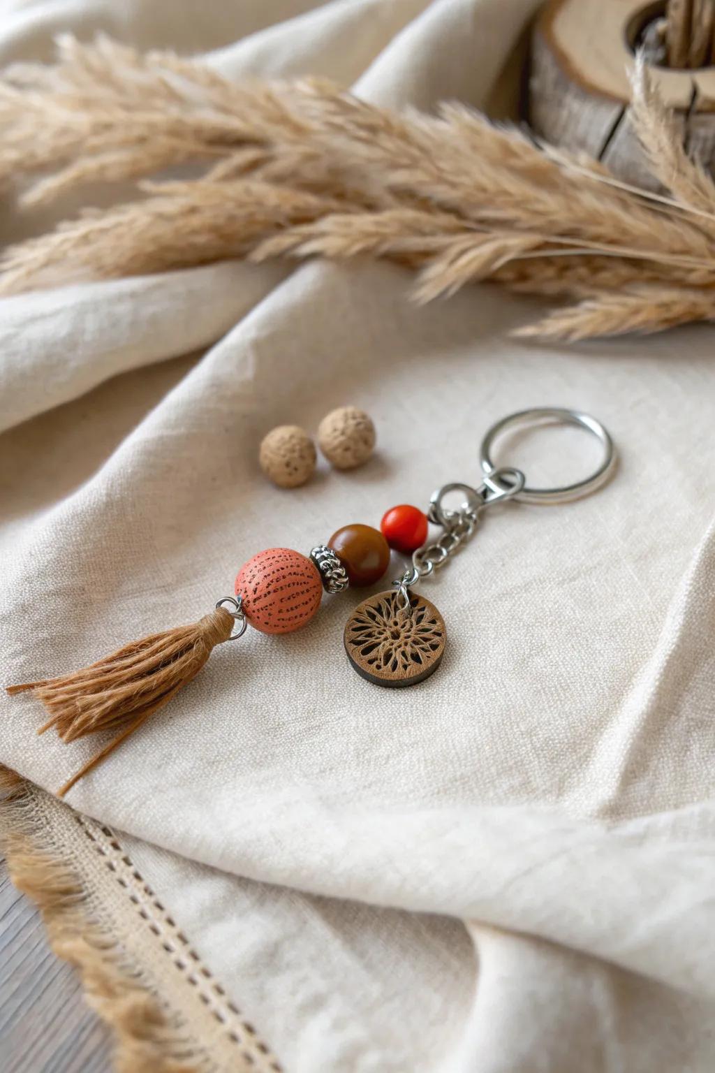 Create your own story with personalized keychains that blend simplicity and bold elegance. #CraftedWithCare