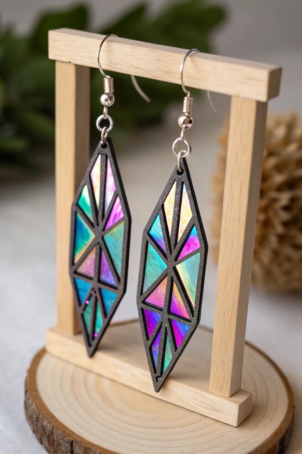 Transform old CDs into chic, eye-catching jewelry that dazzles with every turn.