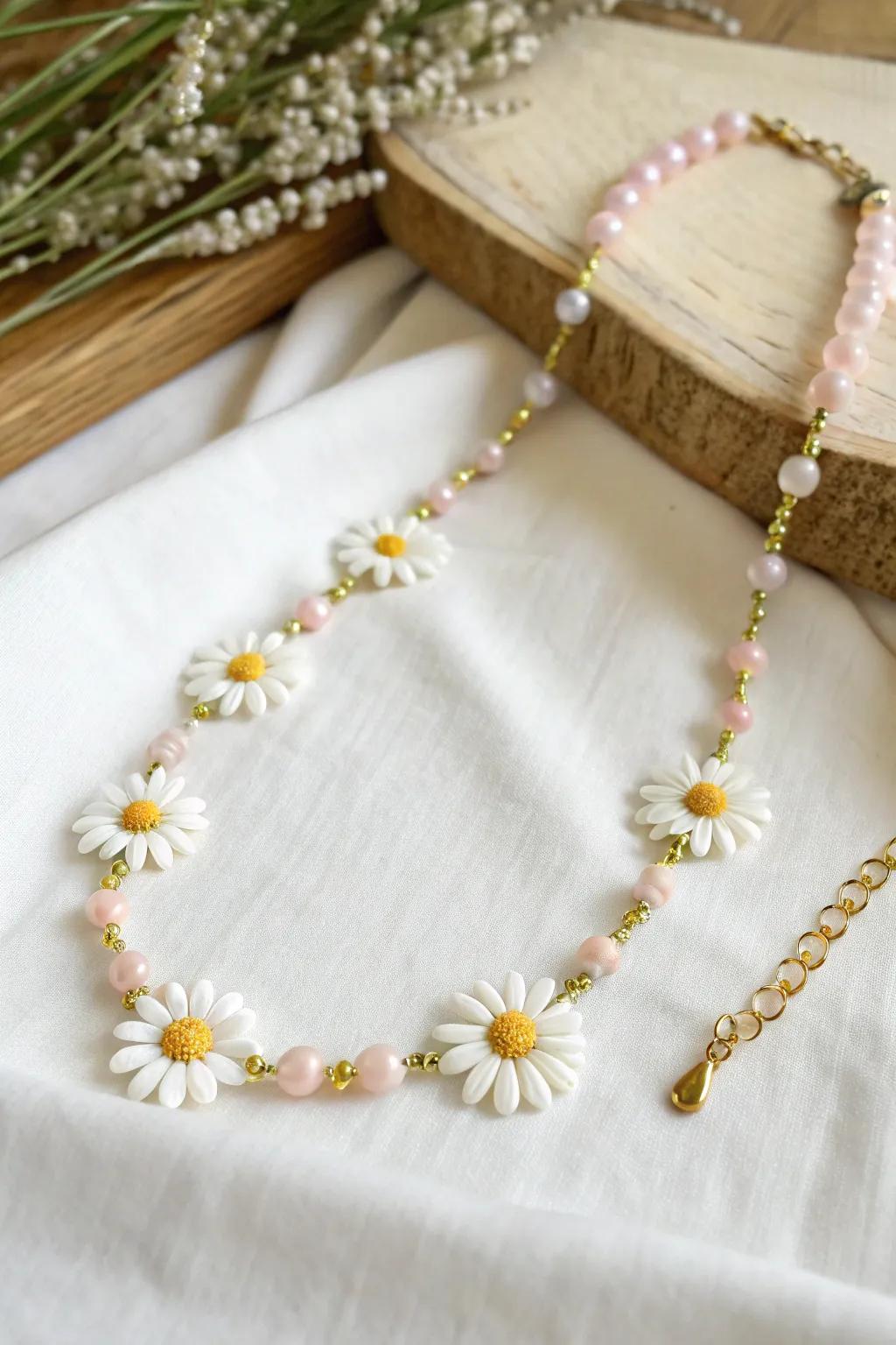Embrace timeless elegance with handcrafted daisy chain jewelry, where nostalgia meets modern minimalism.