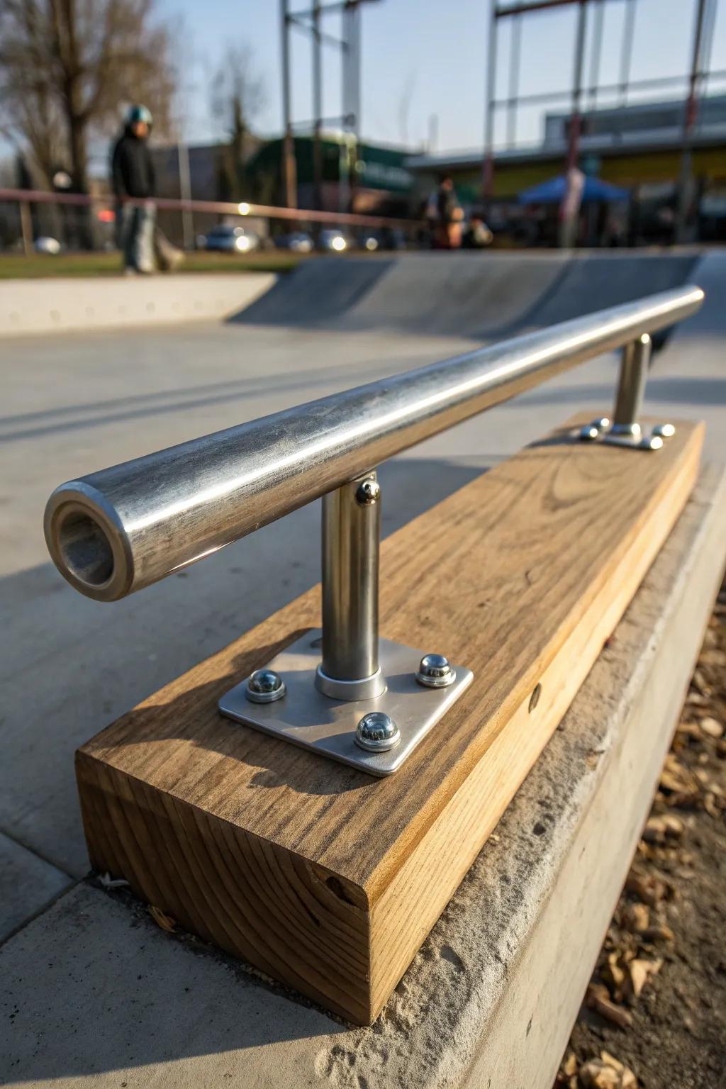 Elevate your skate game with a custom-built grind rail. Perfect for endless tricks and showcasing true craftsmanship.