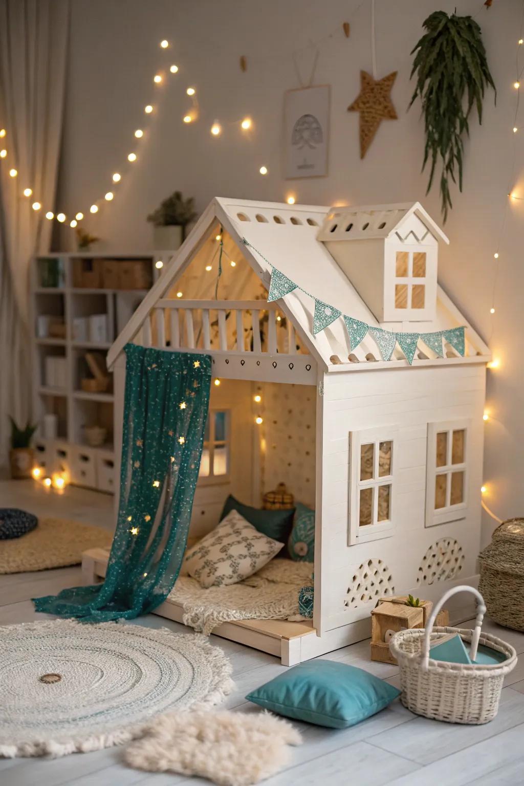 Step into a whimsical wonderland where simplicity meets enchantment. #DollsHouseDreams