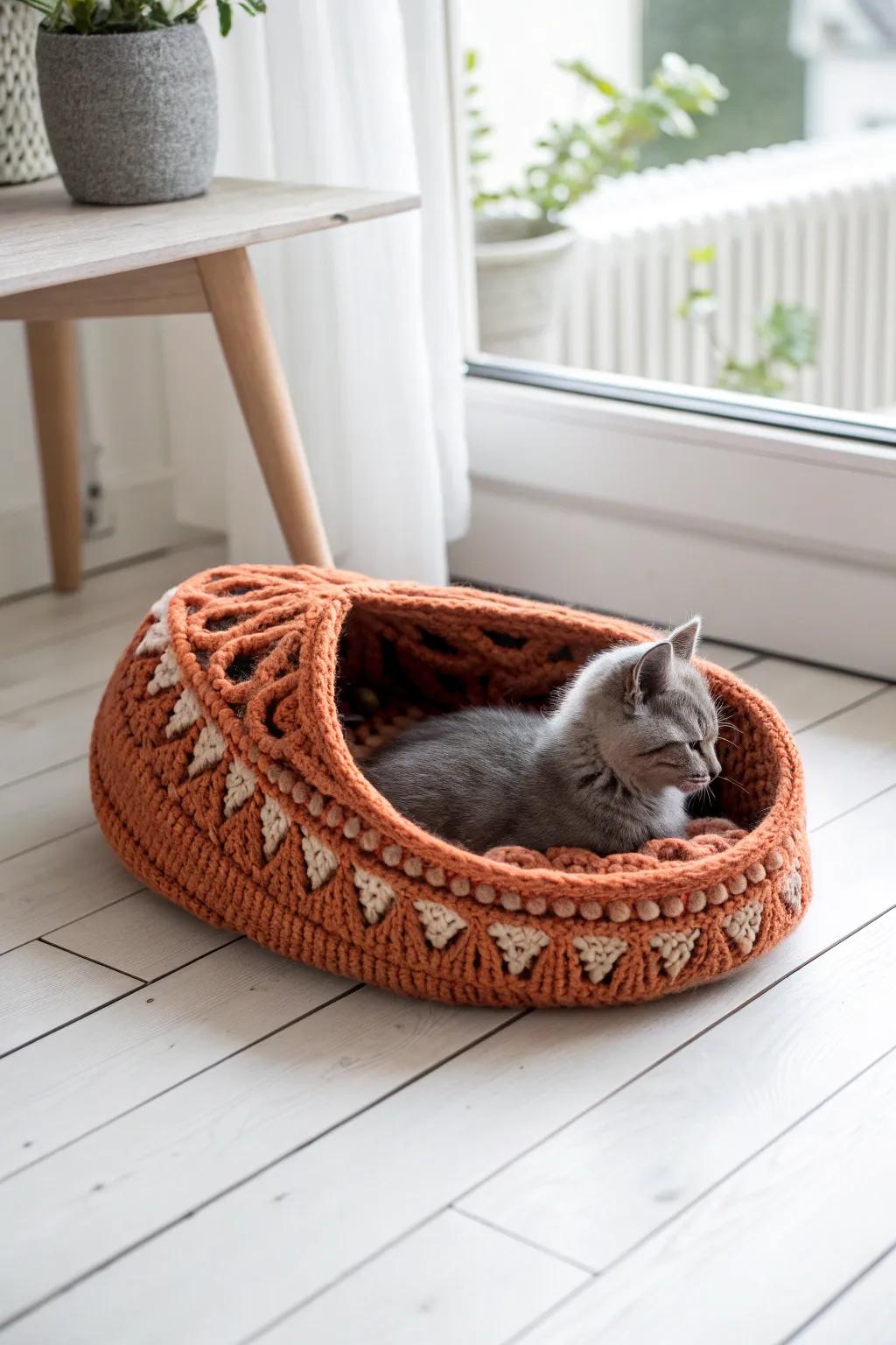 Transform your old shoes into cozy retreats for your furry friends with this delightful slipper bed idea!