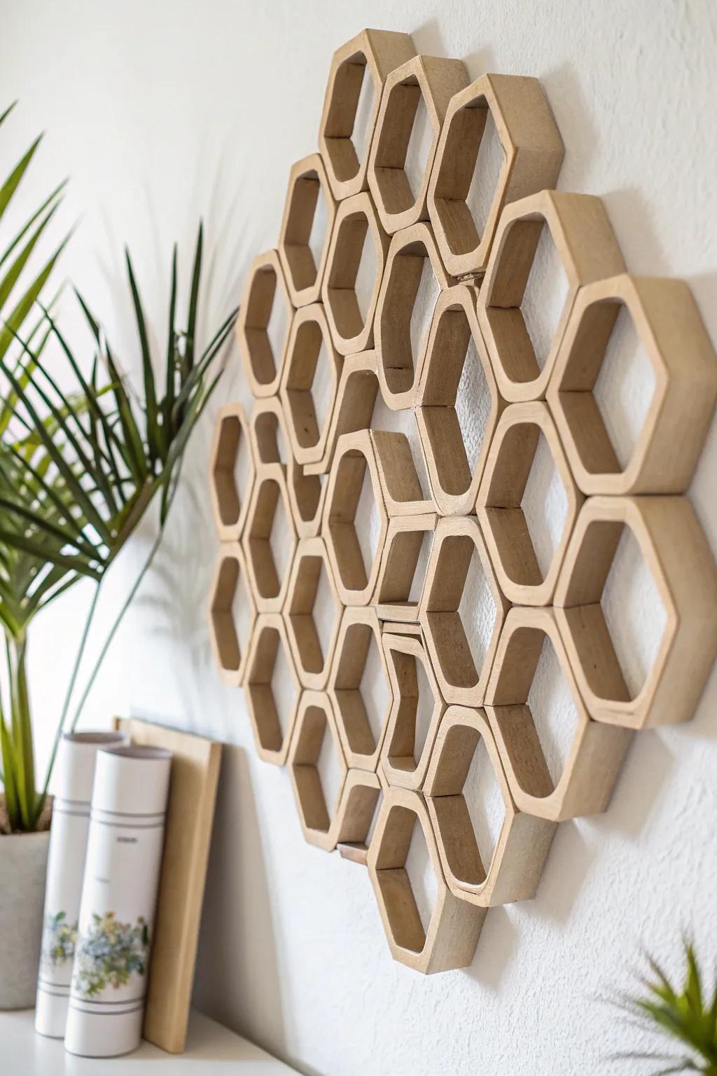 Transform ordinary cardboard tubes into extraordinary wall art—where sustainability meets style.