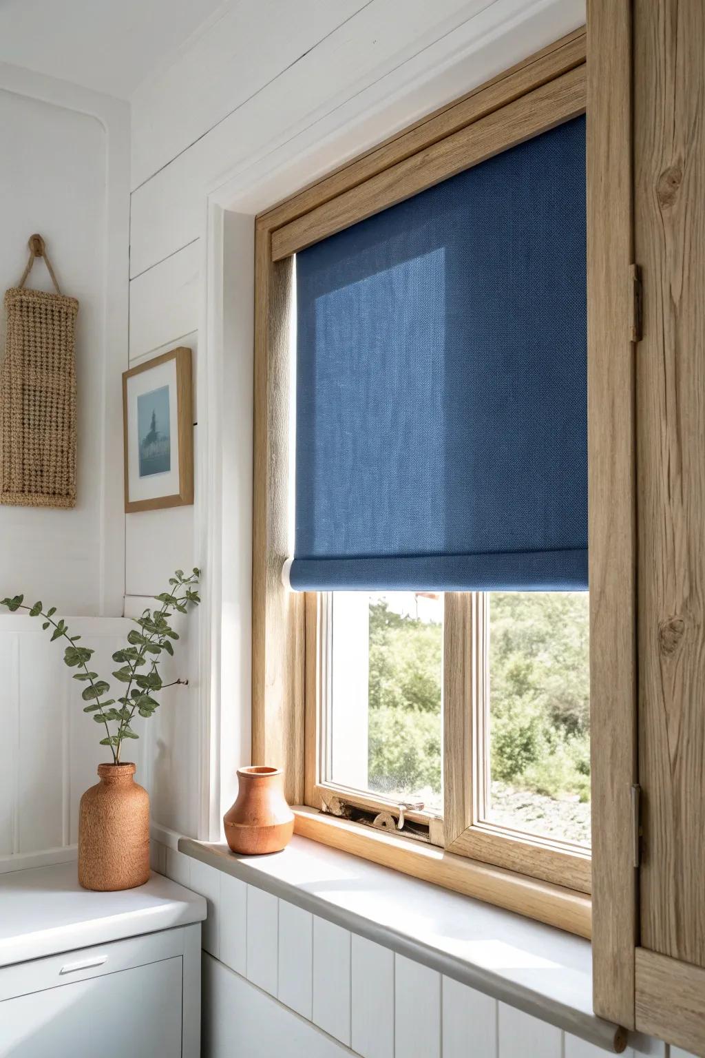 Slim blinds that fit tight window frames—clean lines, bold color, and zero bulk.