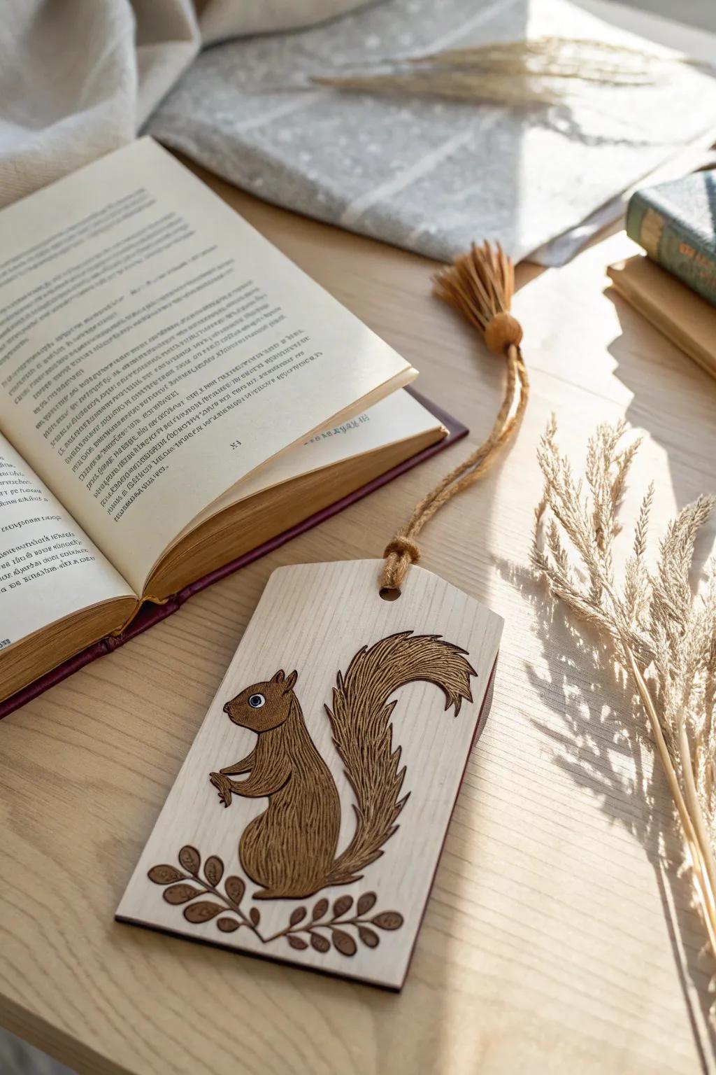 Add a touch of whimsy to your reading with these handcrafted squirrel bookmarks—where Scandinavian minimalism meets Boho charm!