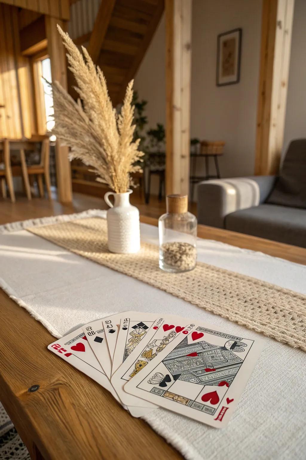 Elevate your card party with a touch of mystery and style.