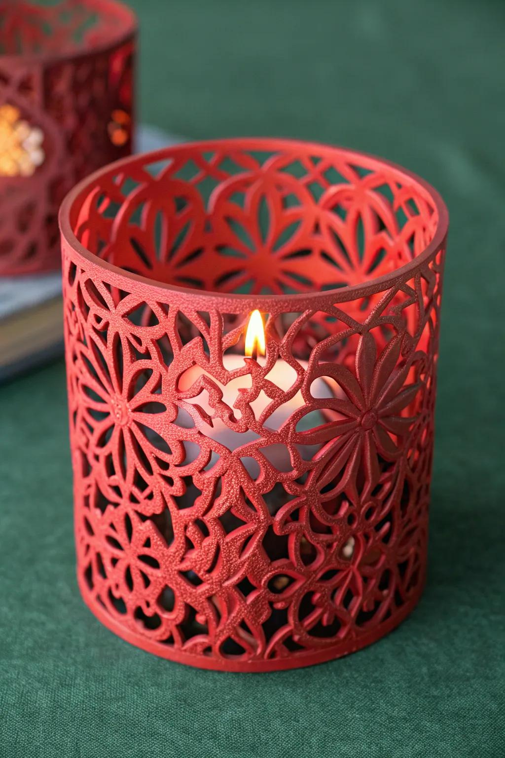 Illuminate your space with intricately designed 3D-printed candle holders, where craftsmanship meets modern style.
