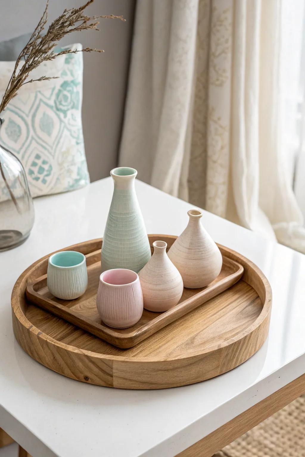 Elevate your craft fair display with the elegance of handcrafted trays.