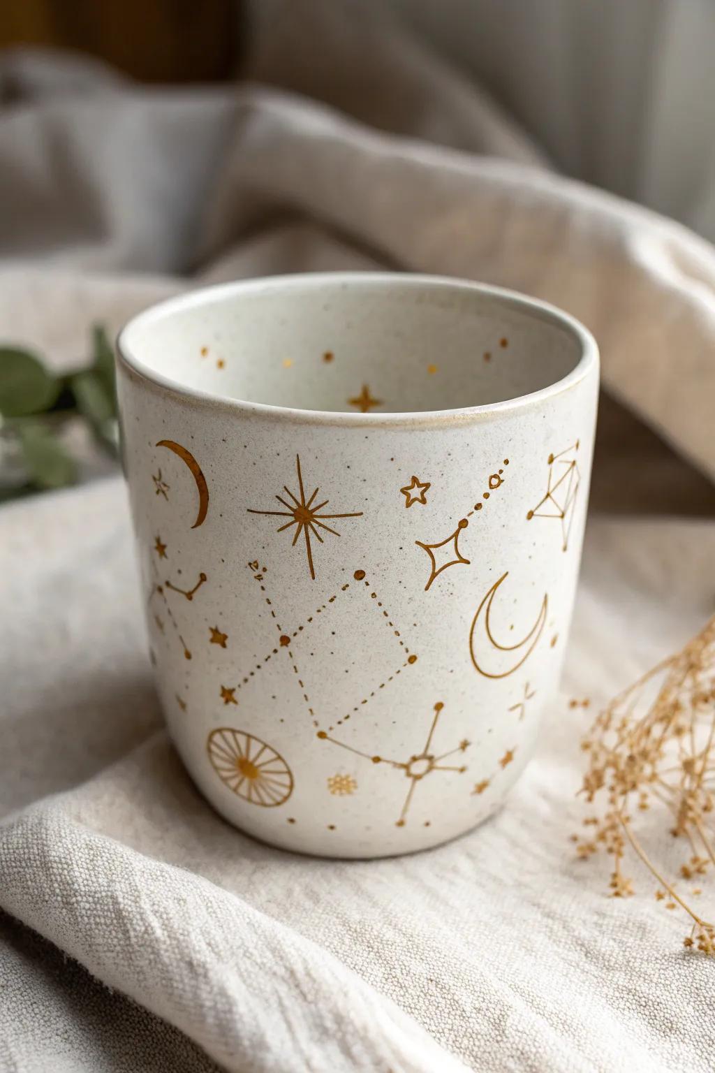 Discover the celestial charm of personalized astrology cups—where simplicity meets the stars.