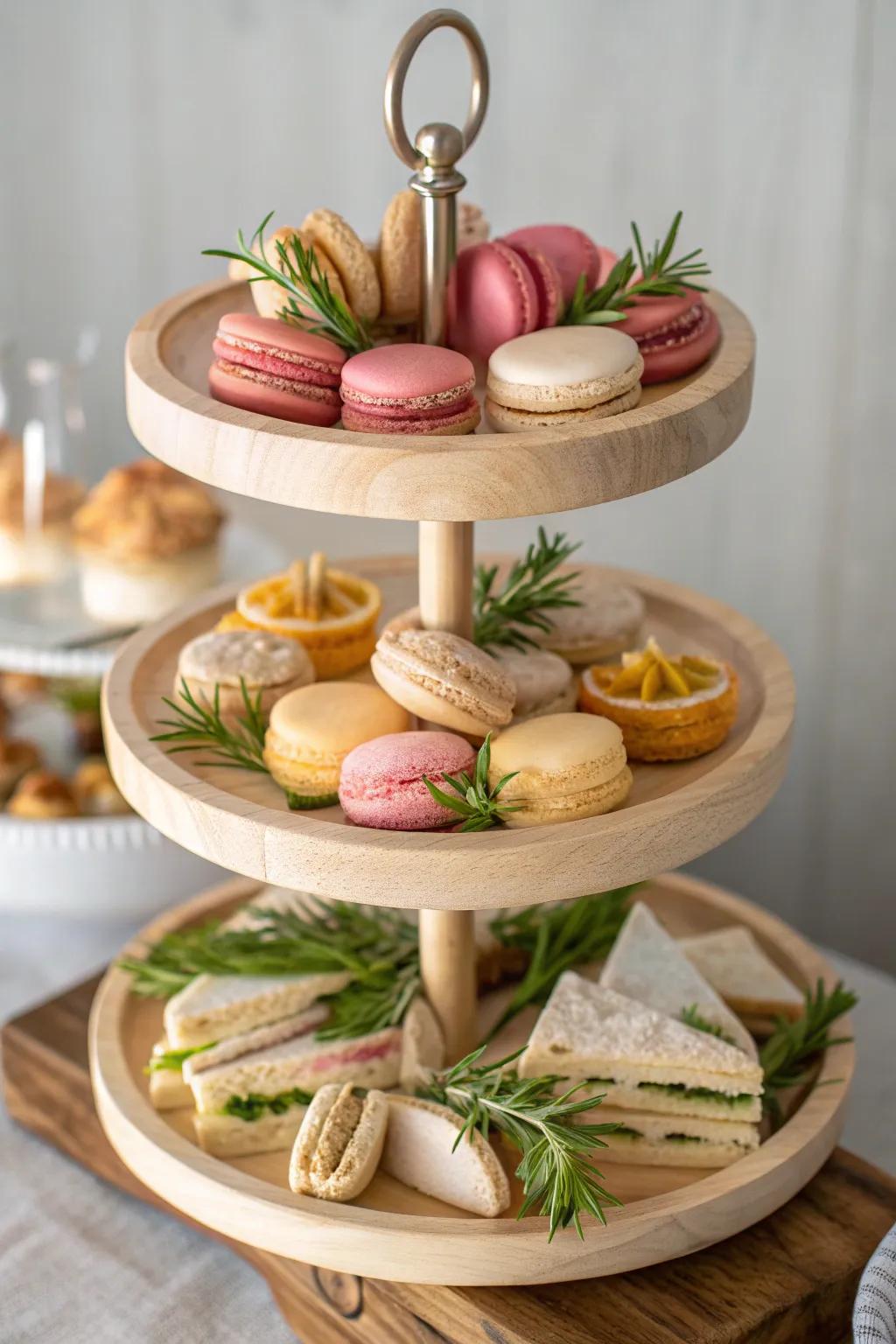 Elevate your event with stunning food displays that blend simplicity and elegance. #ScandiBoho #FoodArtistry