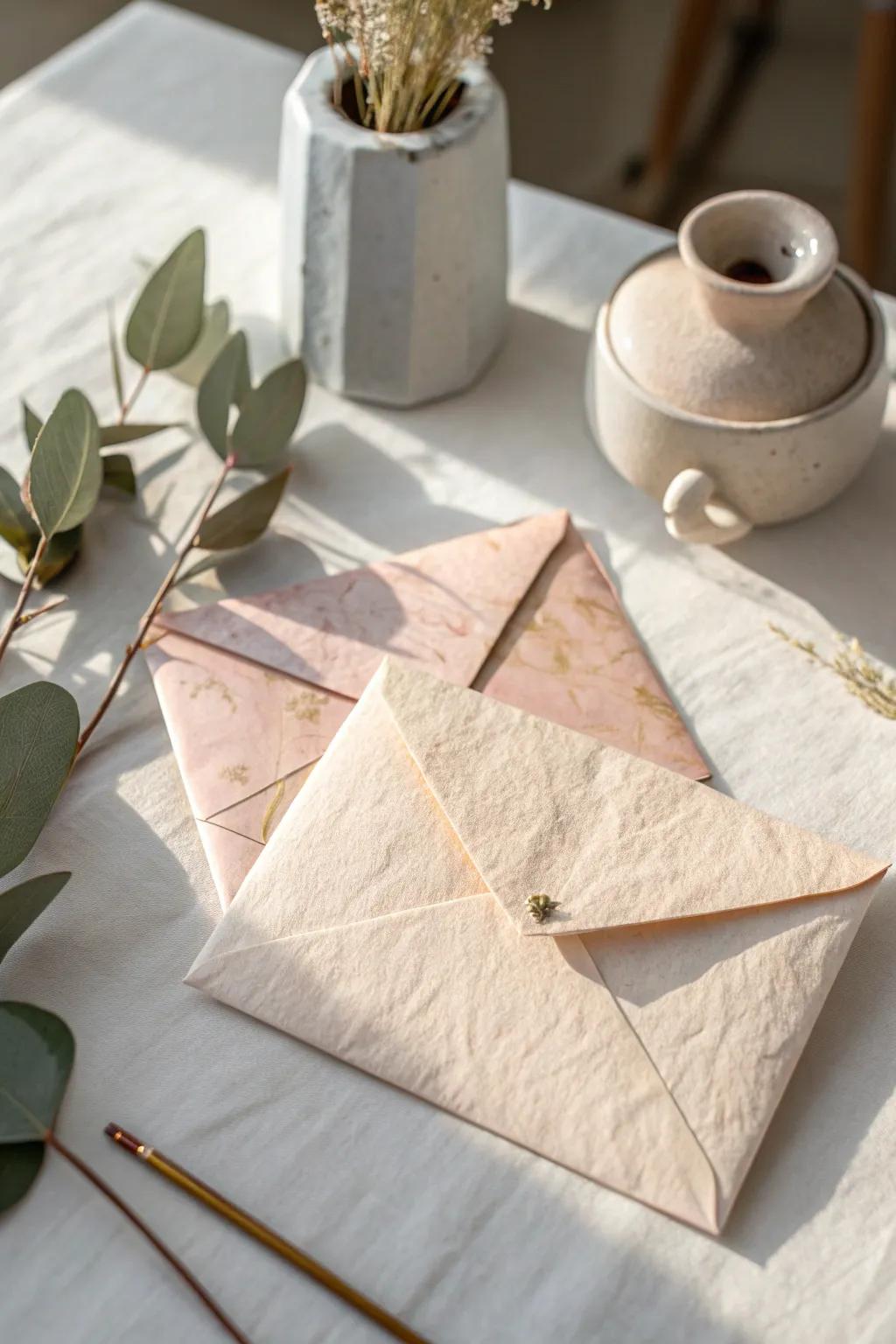 Discover the art of hidden messages with this charming origami envelope, perfect for adding a touch of mystery to your notes.