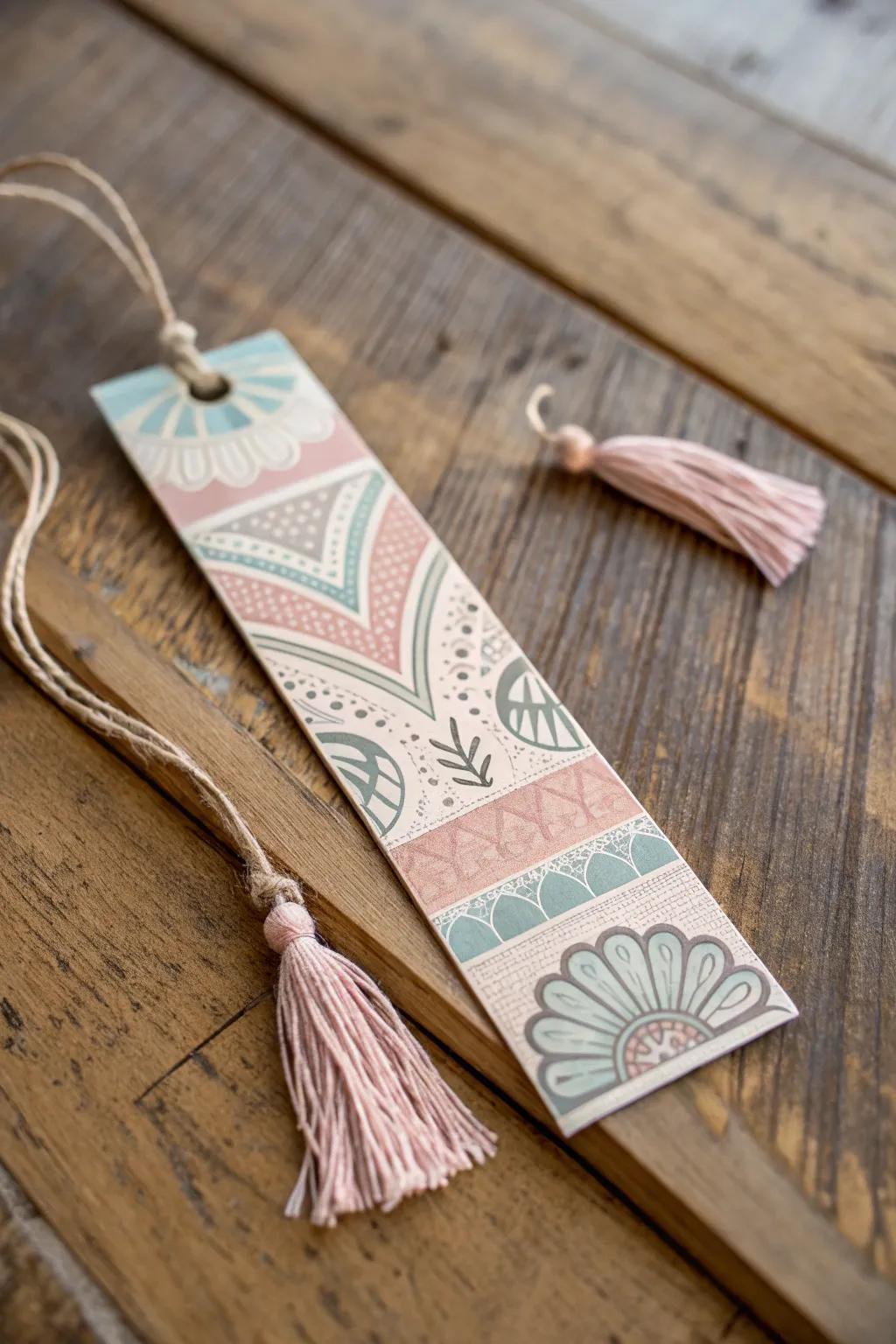 Step back in time with this charming retro bookmark, a perfect blend of nostalgia and minimalist elegance.