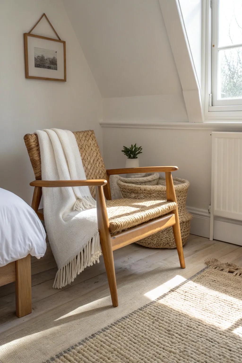 A compact reading chair that fits bedtime stories, cuddles, and quiet resets—no clutter.