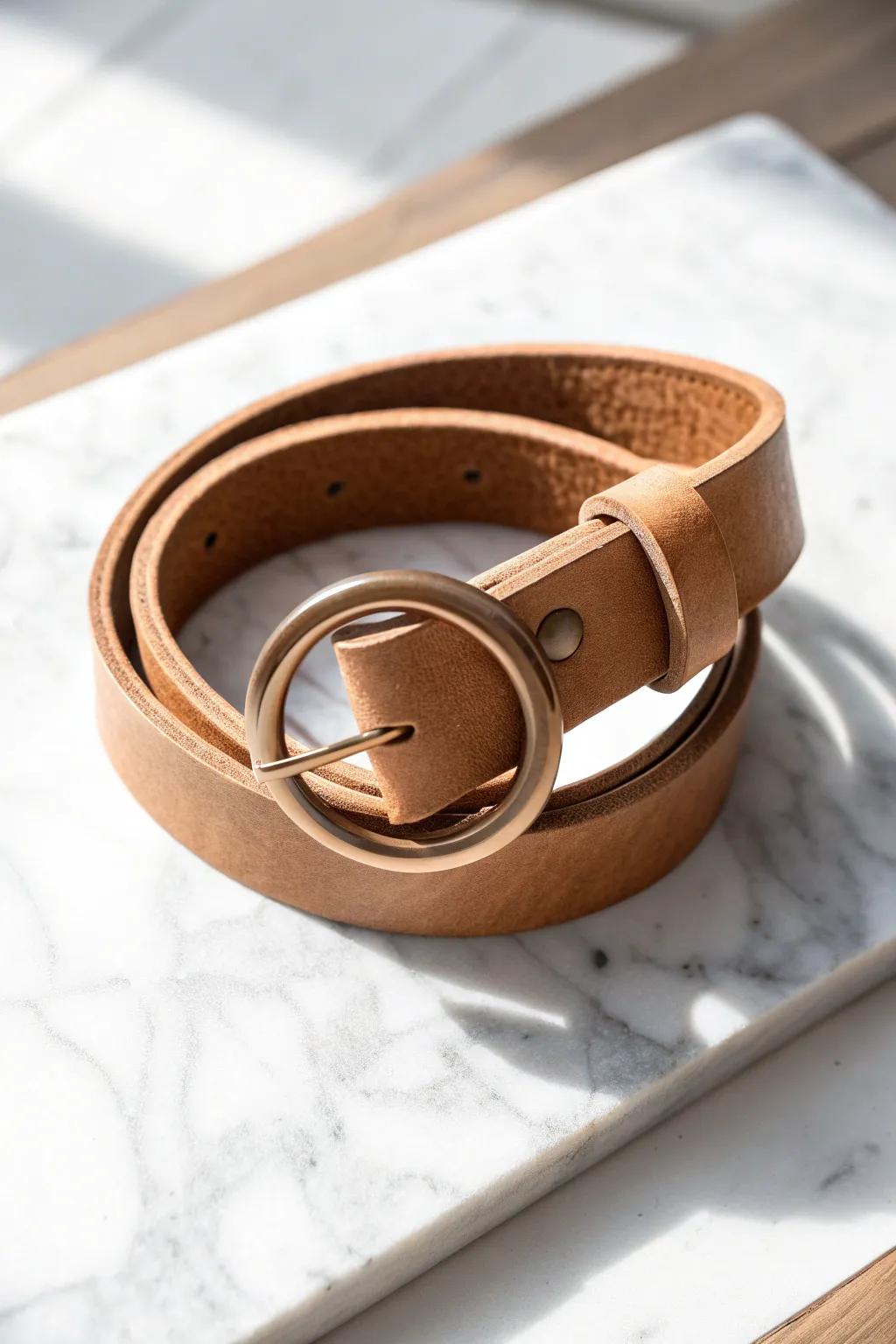 Elevate your style with the rugged charm of upcycled leather belt bracelets.