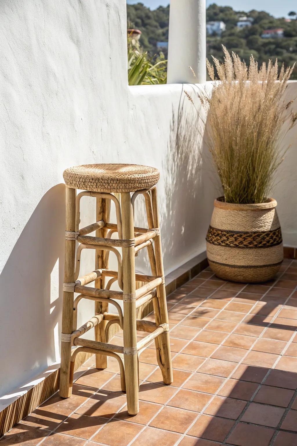 Stackable stools that tuck away neatly—instant extra seating for surprise patio guests.