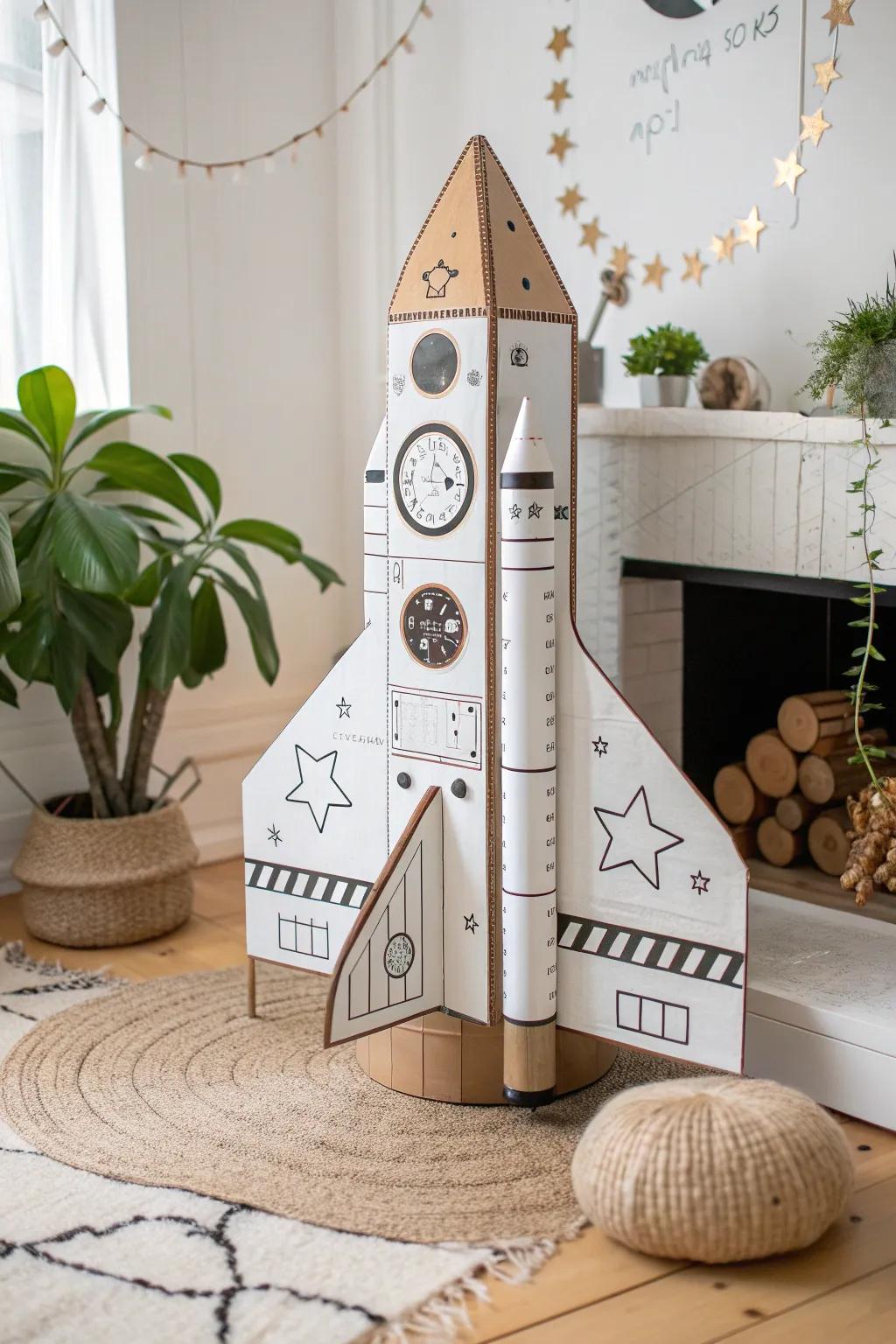 Launch your imagination with this charming DIY space shuttle!