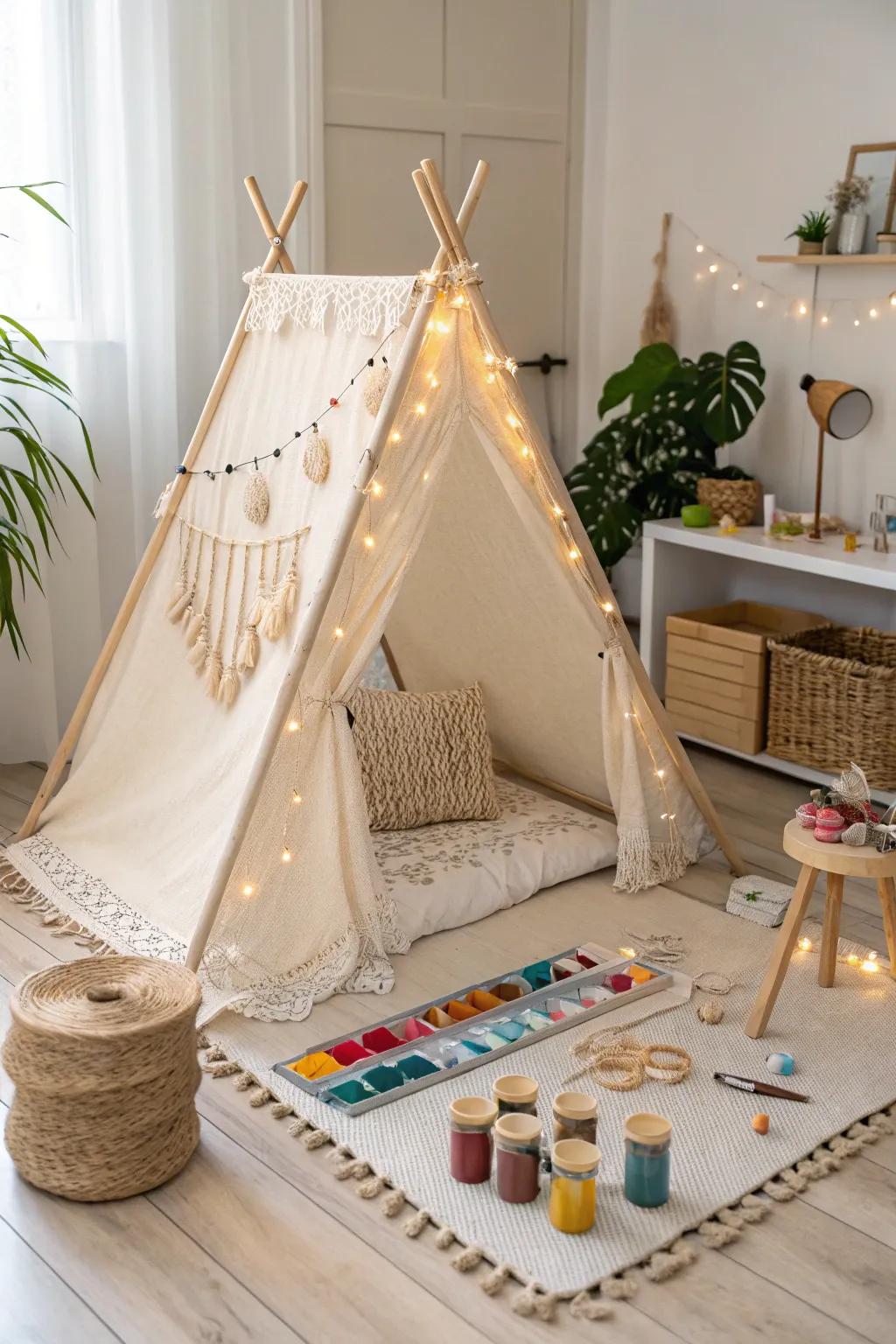Unleash creativity with a personalized touch—craft your dream sleepover tent!