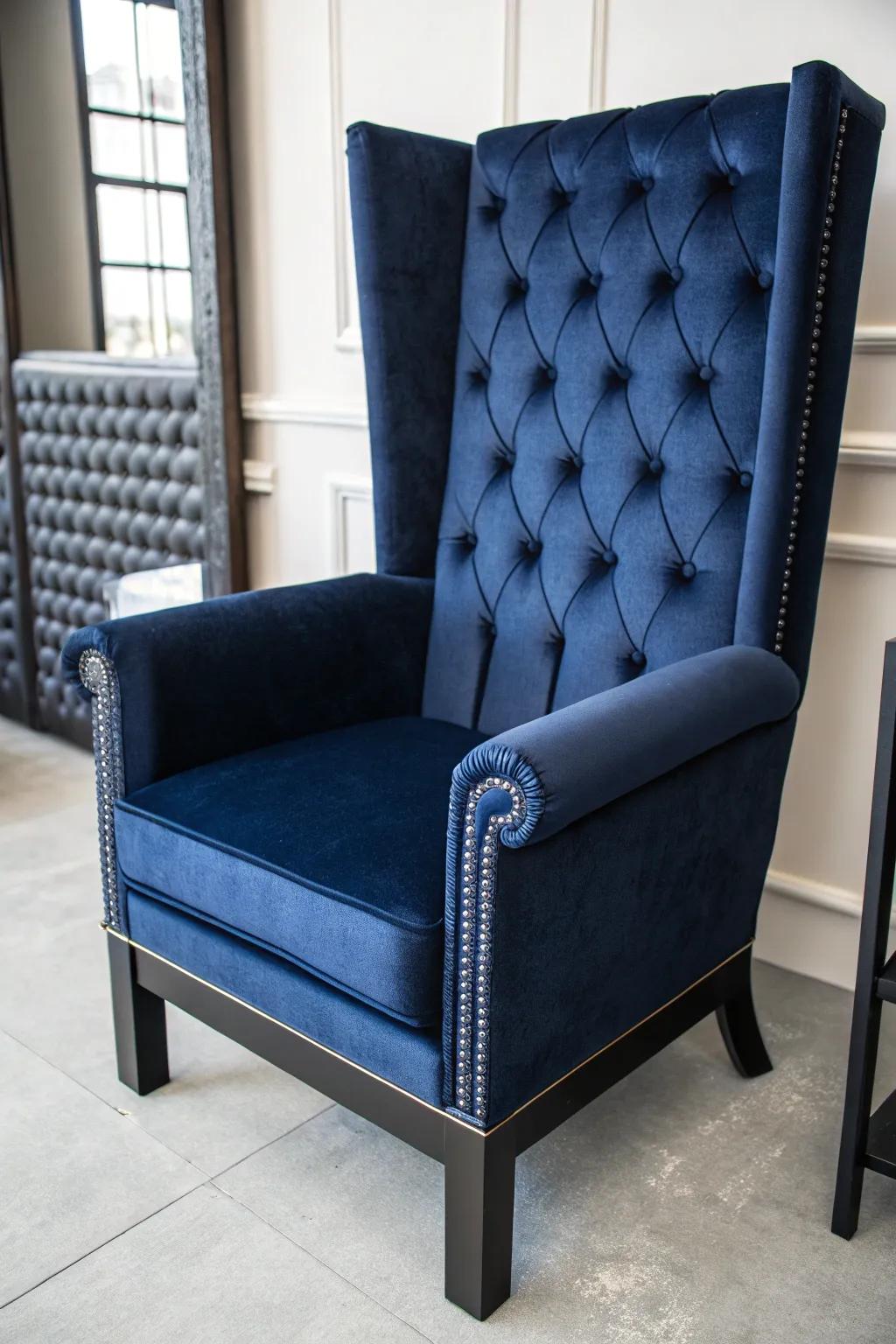 Elevate your DIY throne with bold, plush armrests for a regal touch.