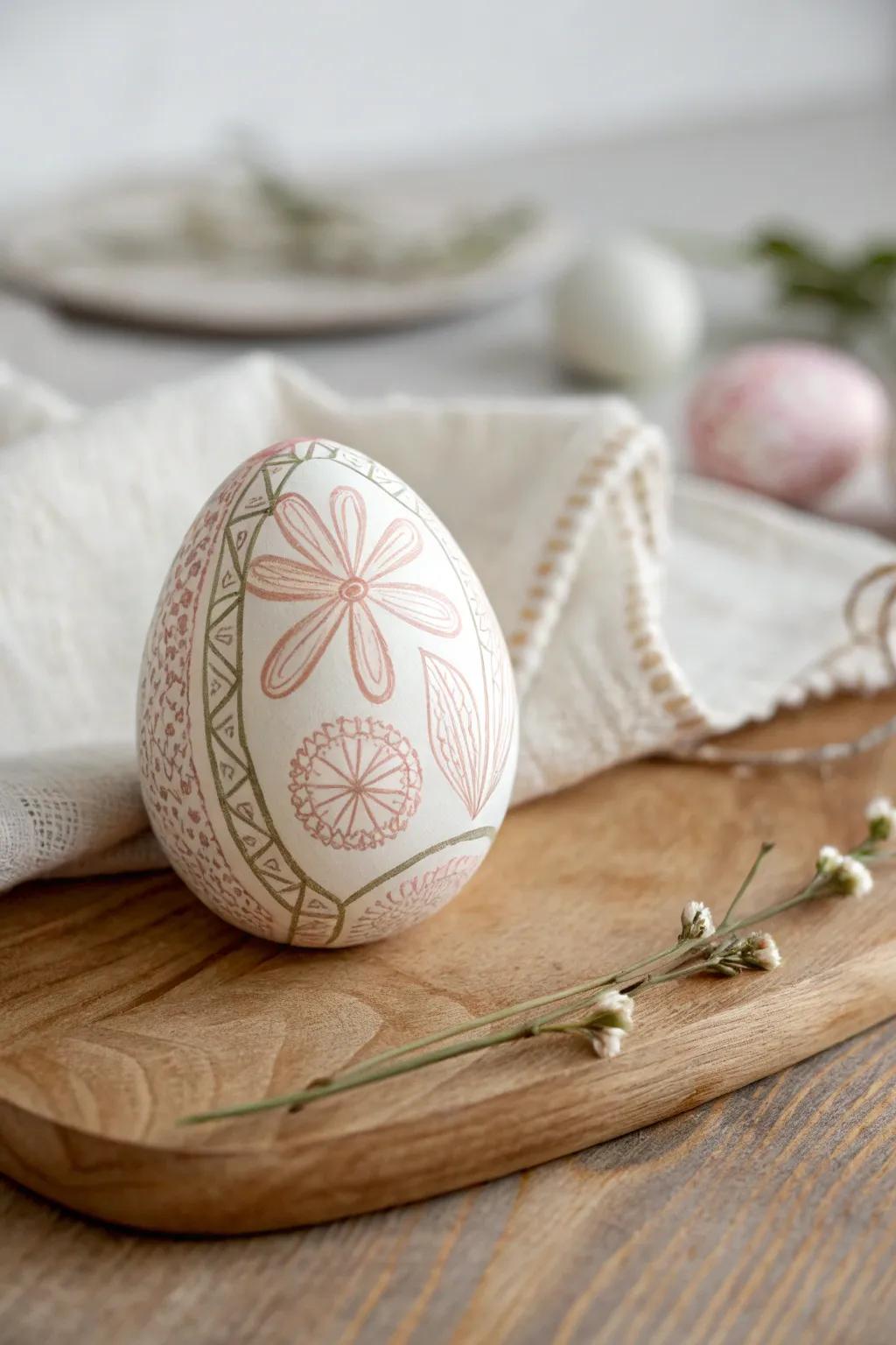 Discover the art of minimalist Easter egg designs with our step-by-step tutorials. Embrace simplicity and craftsmanship in every stroke.