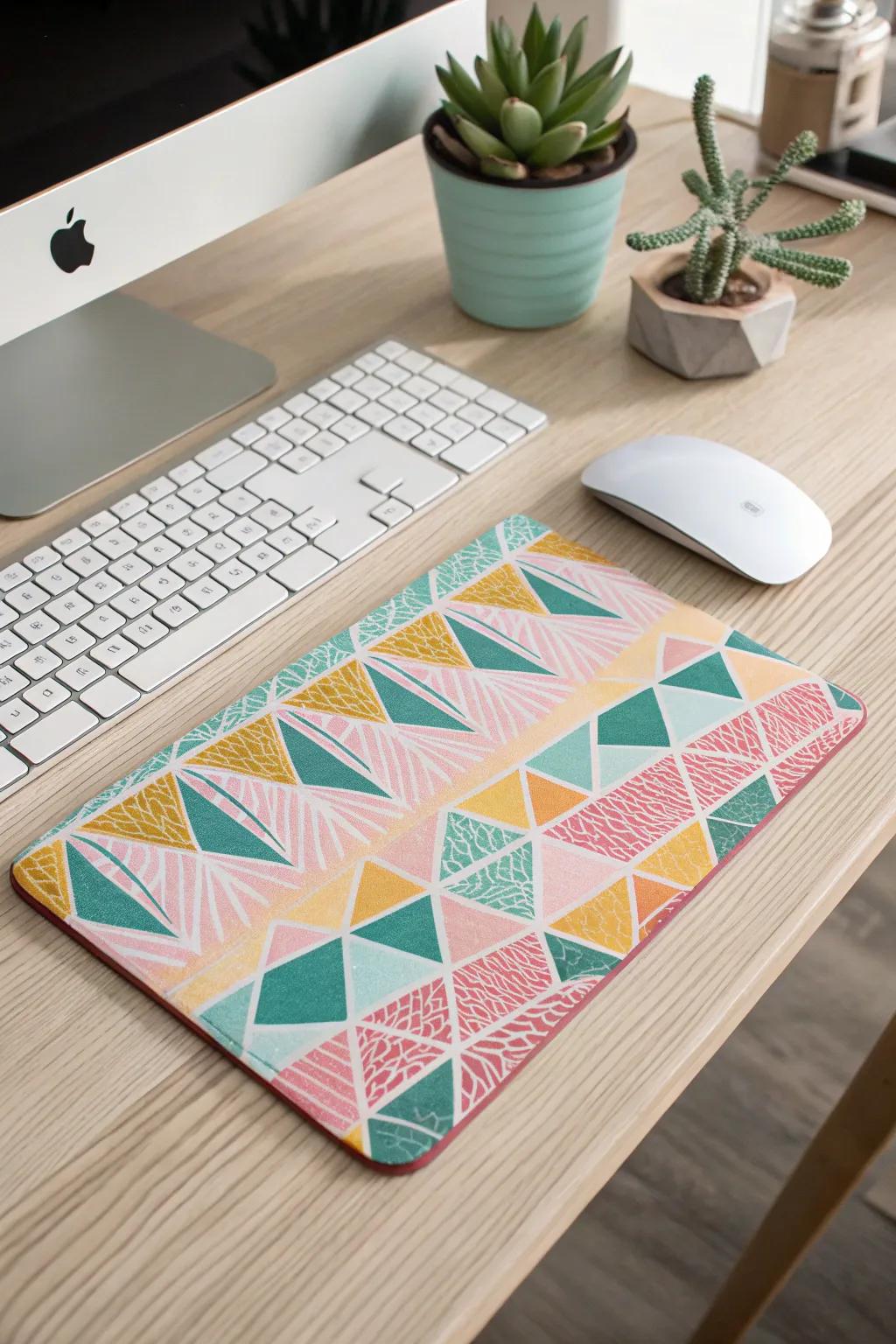 Brighten your workspace with a burst of color and Scandinavian charm! 🌿✨