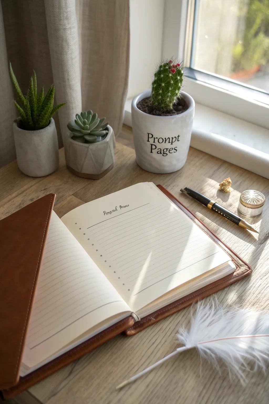 Embrace creativity with beautifully crafted prompt pages that inspire your thoughts and dreams.