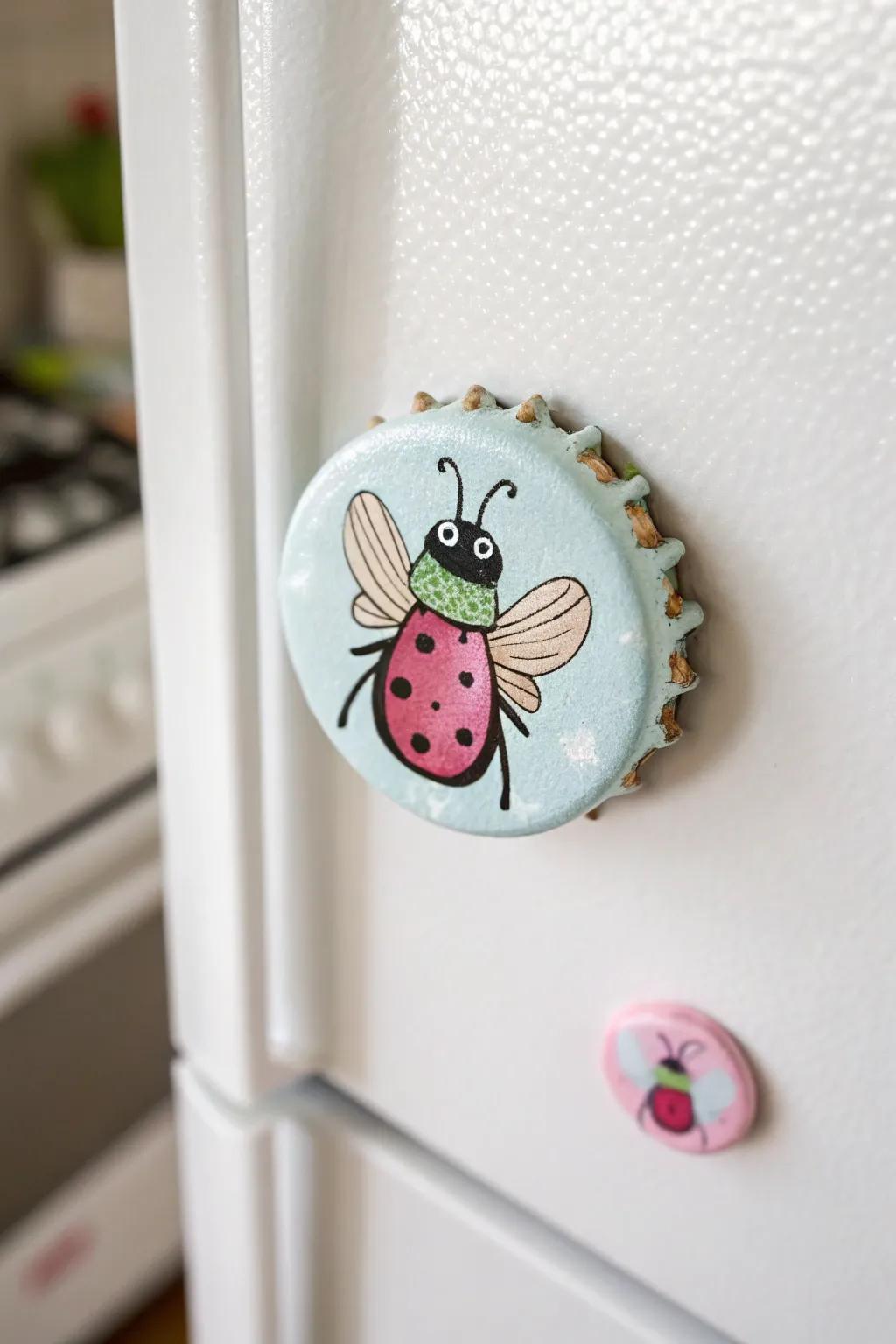 Celebrate spring with charming bug magnets: a perfect mix of creativity and simplicity!