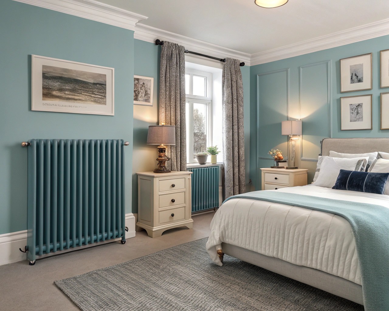 Historic apartments can balance modern aesthetics with functional heating elements.