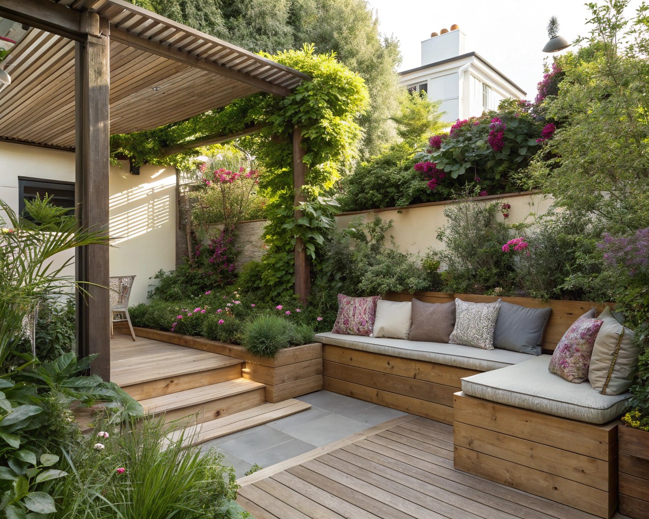 Optimizing space in residential patios with thoughtful design techniques.