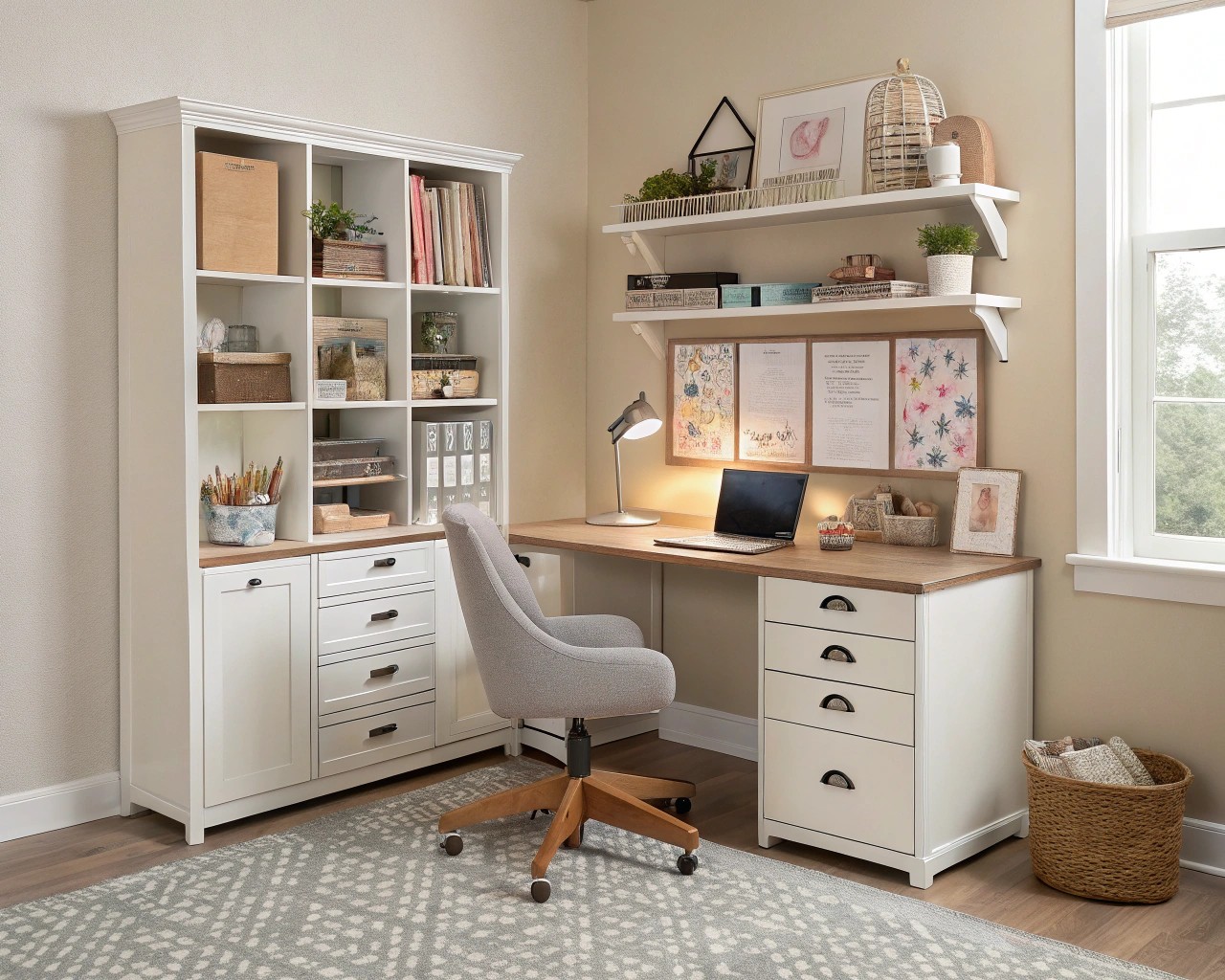 Smart furniture choices make multi-functional spaces efficient and stylish.