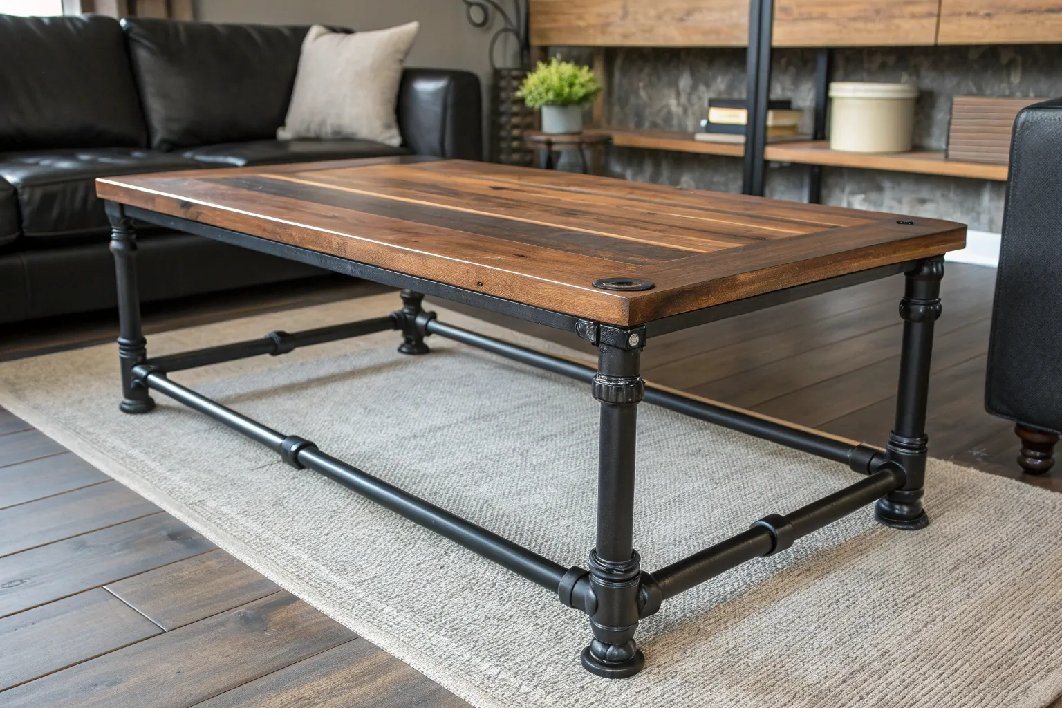 18+ Inspiring Black Pipe Furniture Ideas