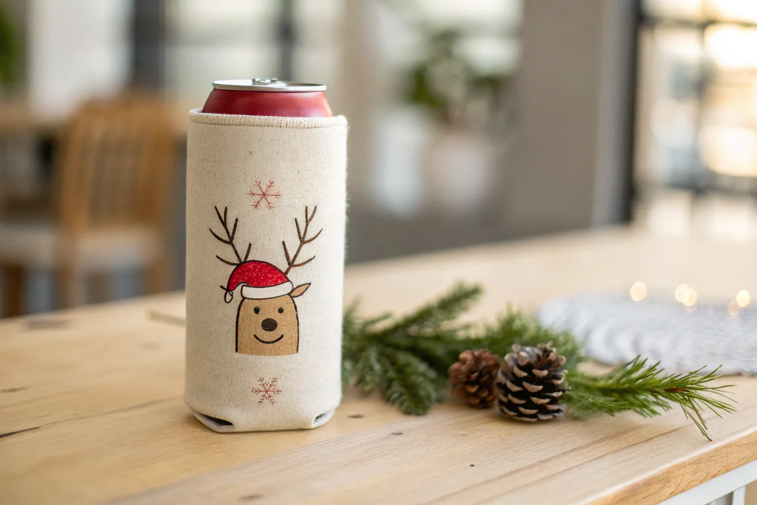10+ Festive Christmas Koozie Ideas to Craft