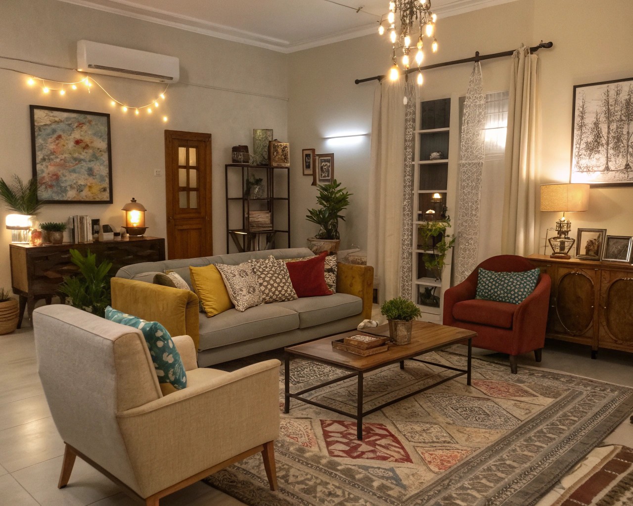 Capturing the essence of a soft ordered design in a personal space.