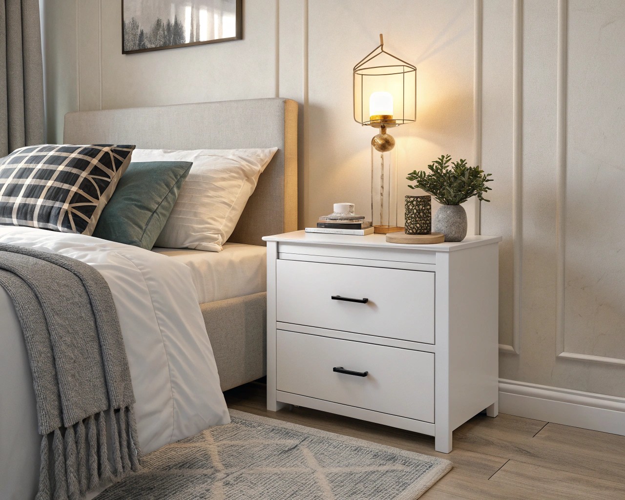 Closed storage options bringing tranquility to different spaces.