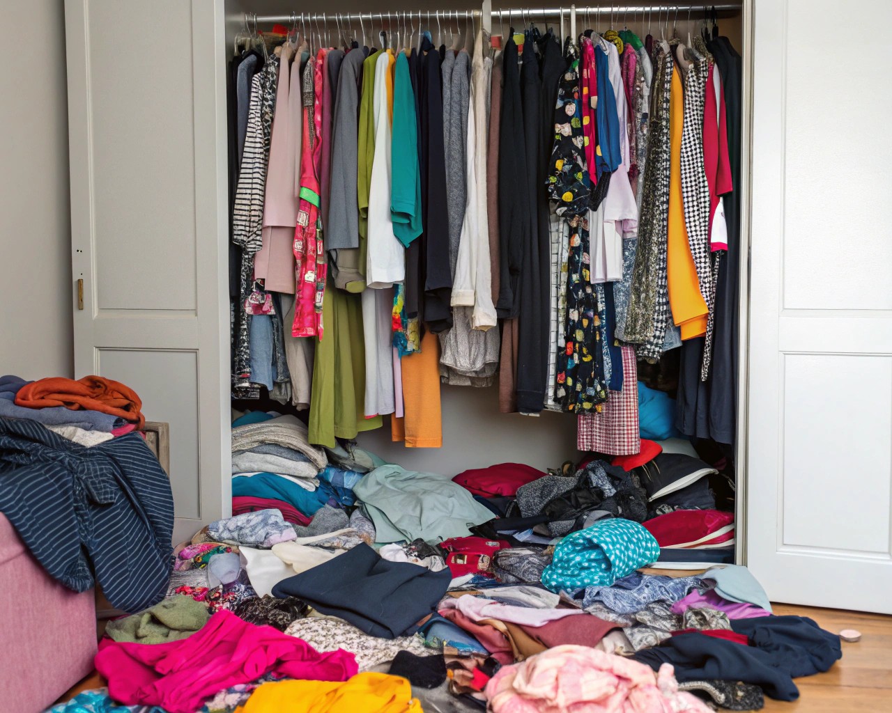 Disorganization persists even in larger spaces without effective systems.