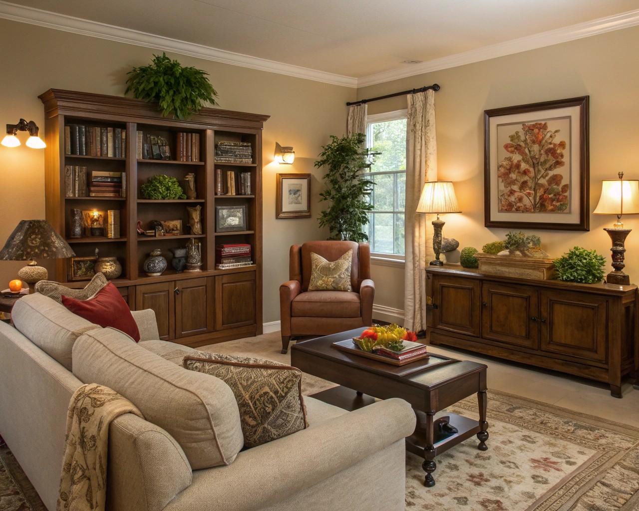 Exploring different psychological preferences in room organization.