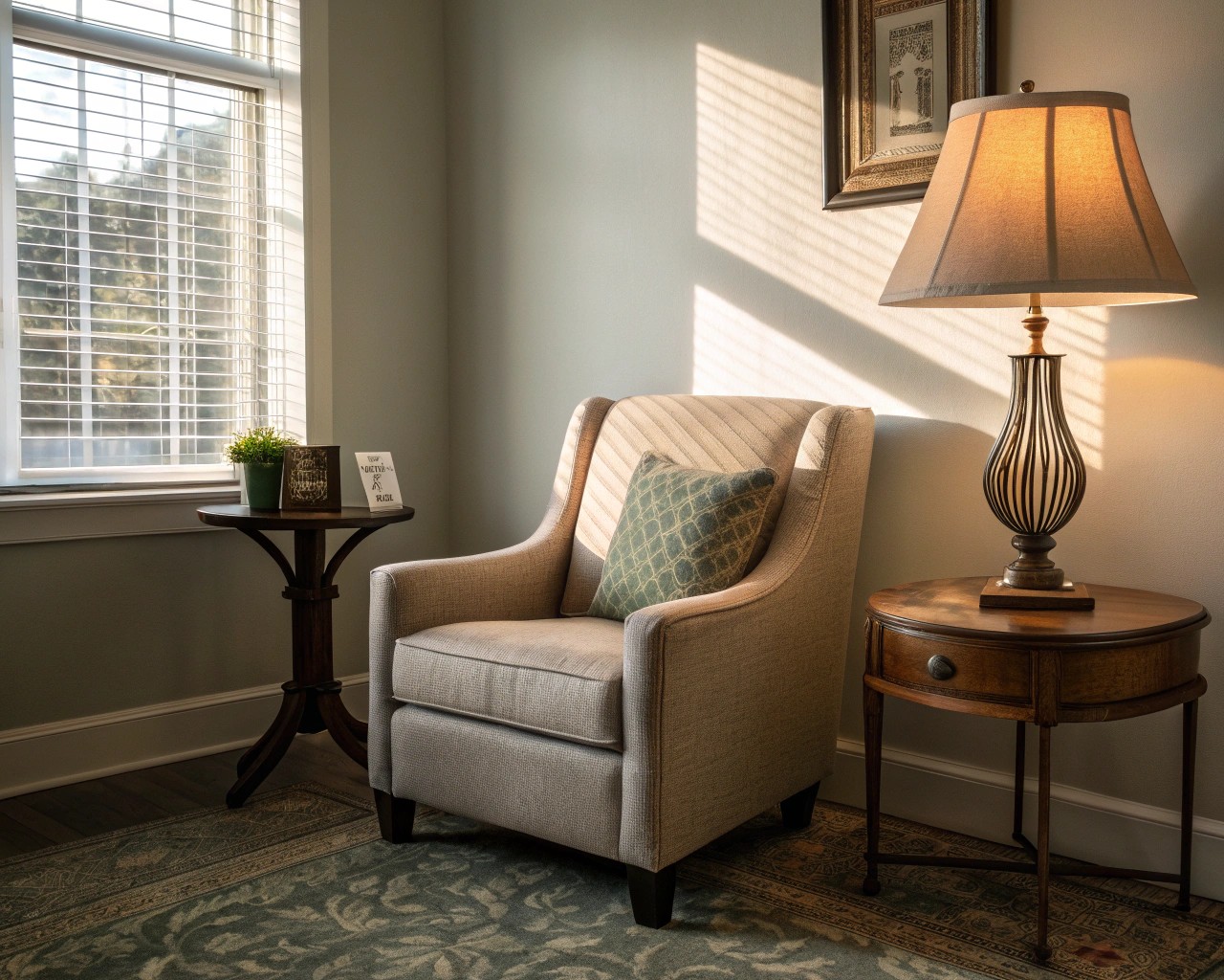 Shaded areas in homes offer calmness and enhance tactile richness.