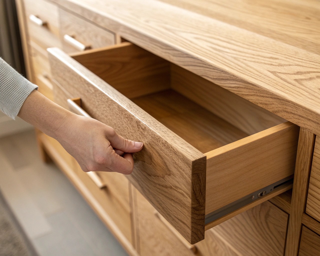 Tactile materials that enhance the serenity and function of an interior