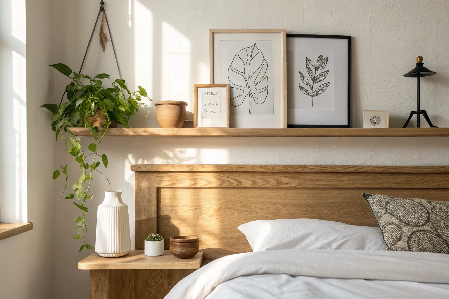 16+ Stylish Bedroom Ledge Ideas to Save Space