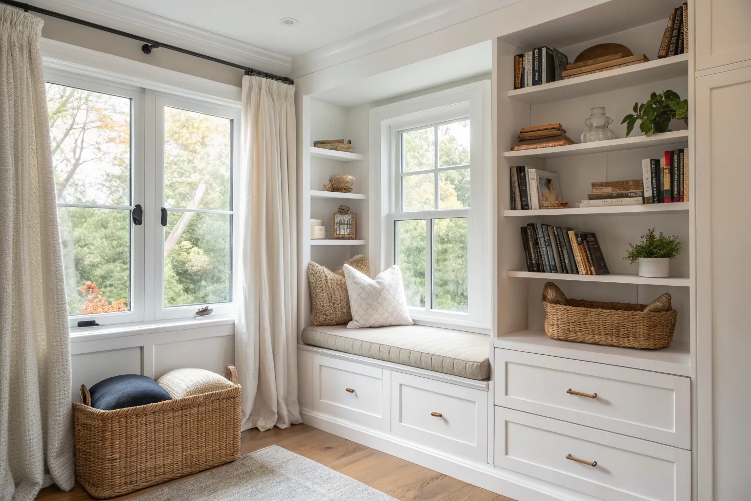 18+ Smart Bookshelves Around Windows Ideas for Small Spaces