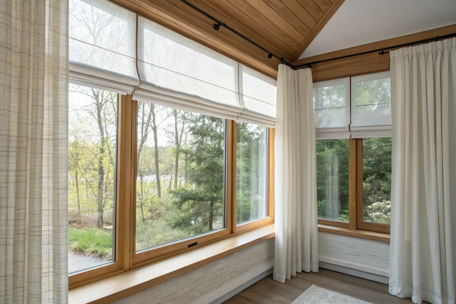 17+ Smart Corner Window Treatments Ideas for Small Spaces