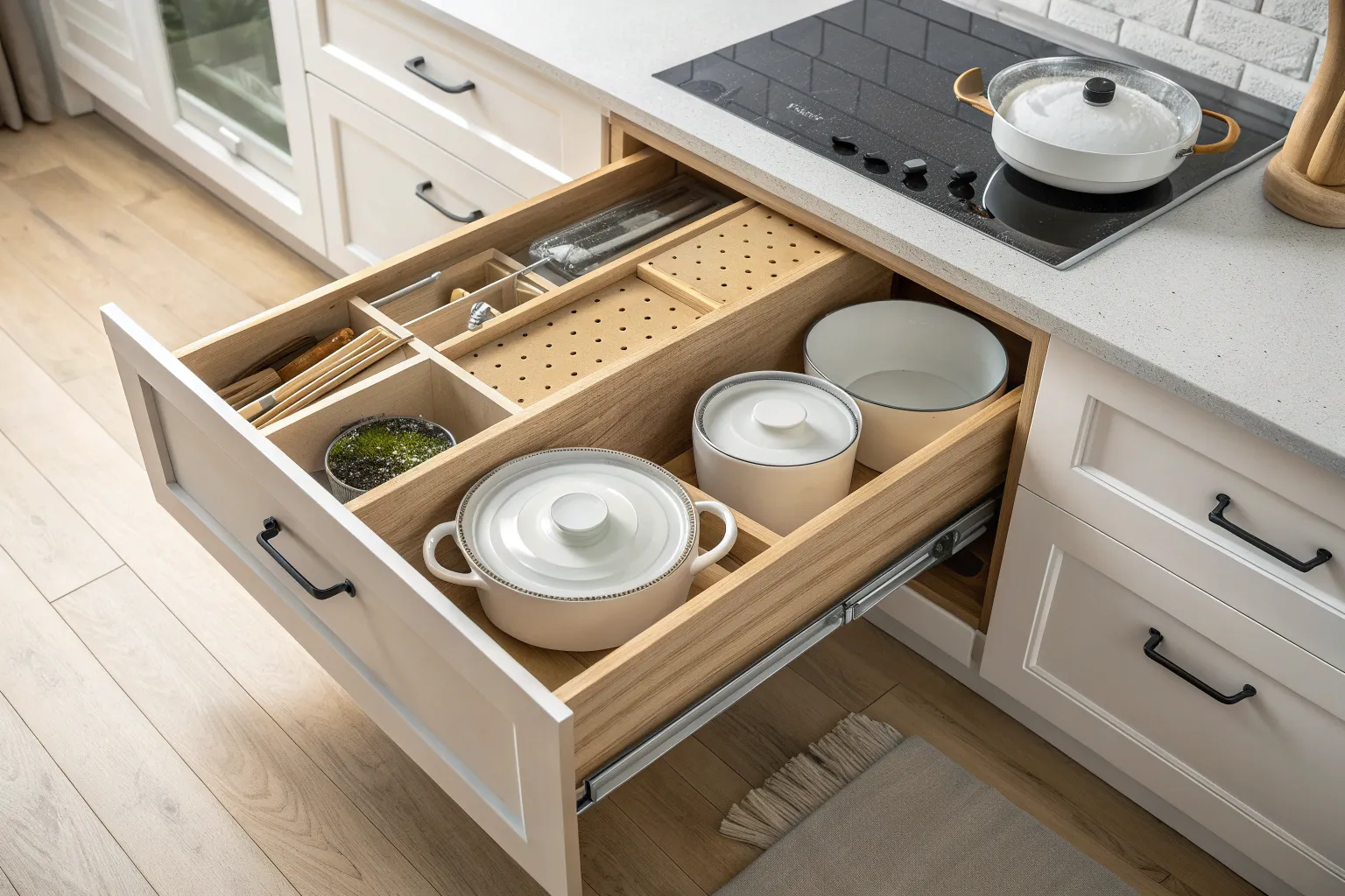 14+ Smart Deep Kitchen Drawer Organizer Ideas